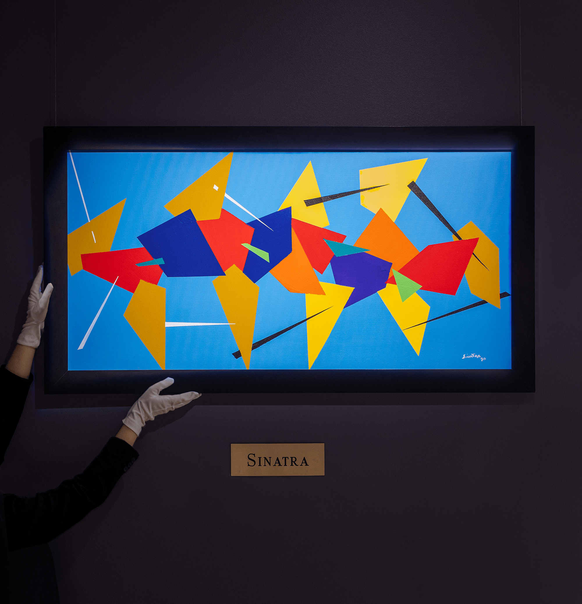 Blue Abstract by Frank Sinatra