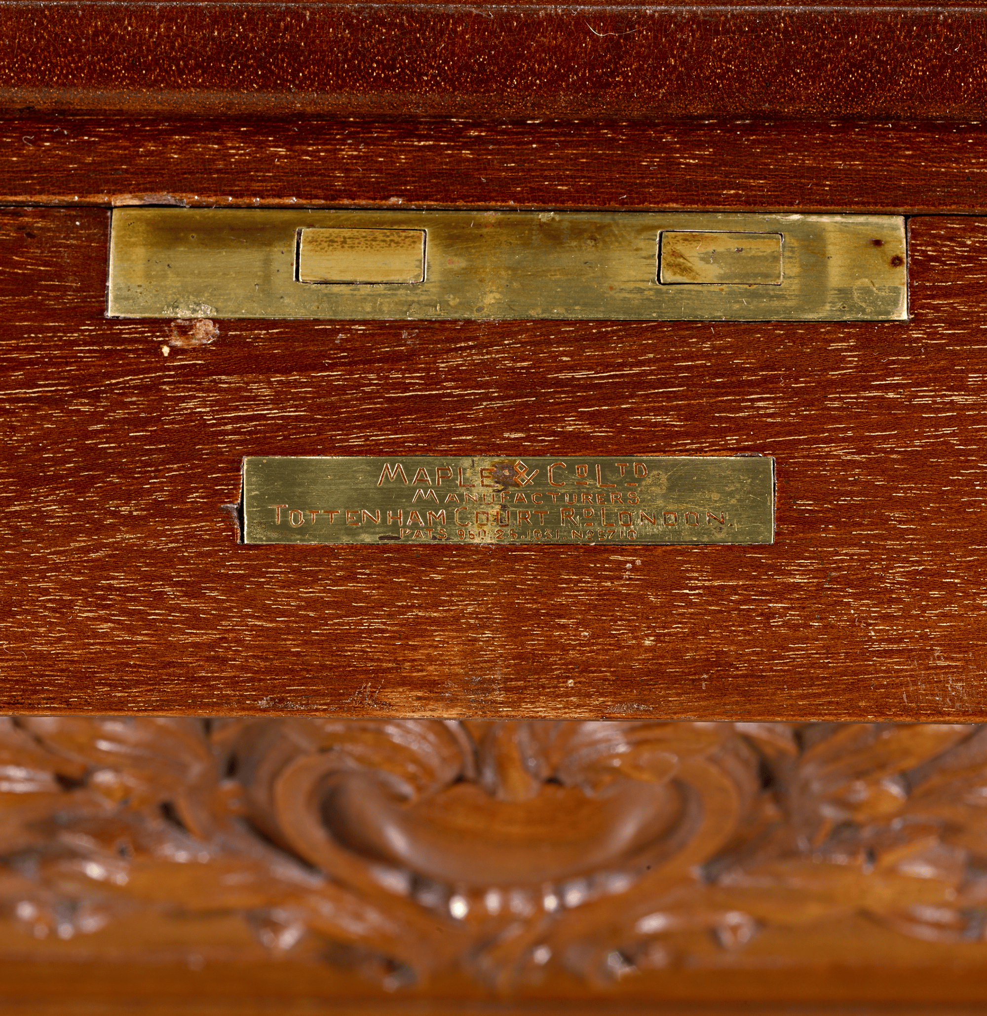Edwardian Mahogany Surprise Drinks Table
