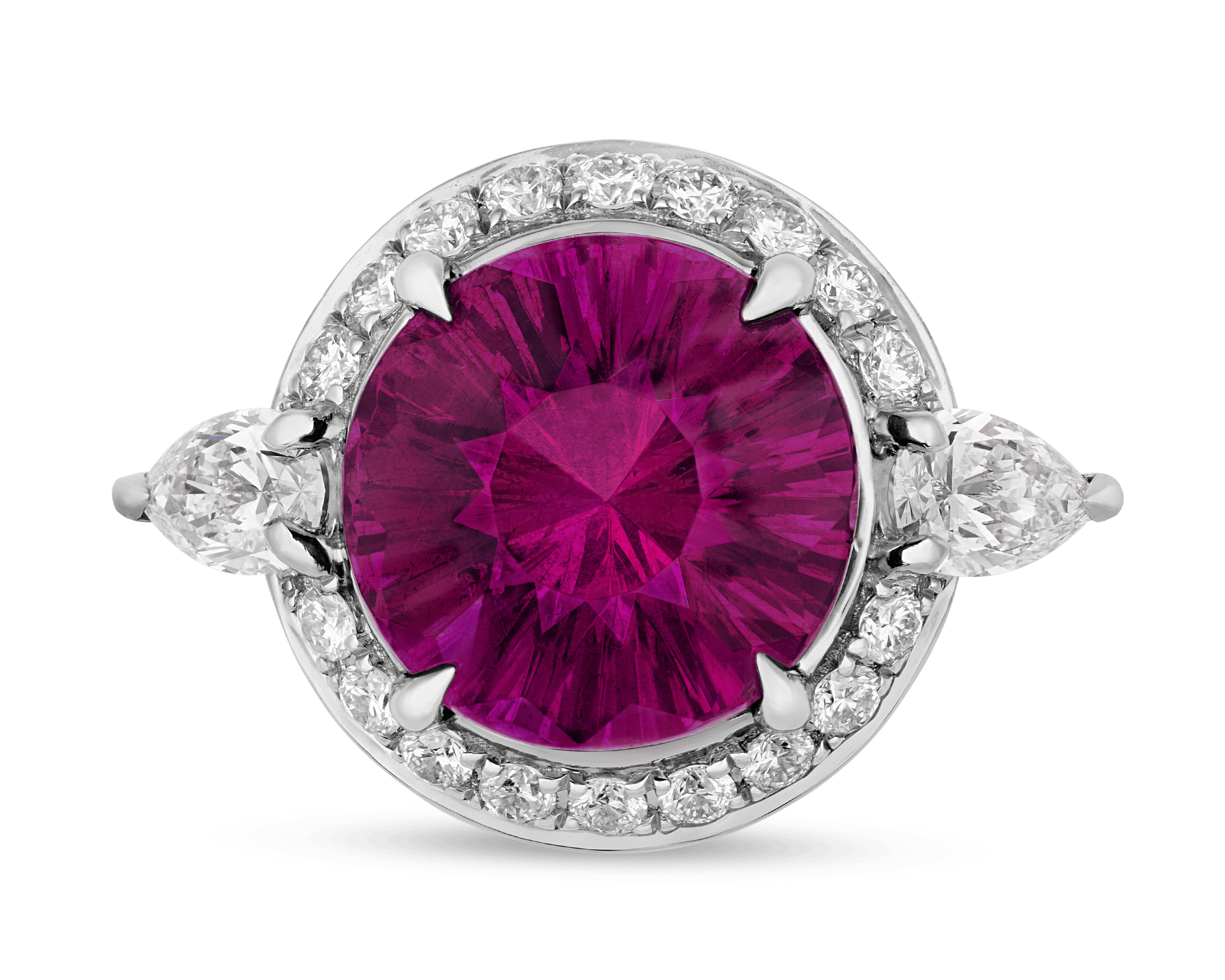 Color-Change Pyrope Garnet Ring, 8.85 Carats