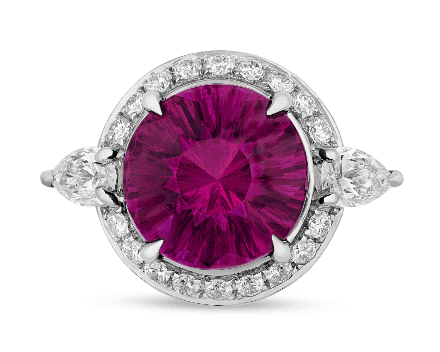 Color-Change Pyrope Garnet Ring, 8.85 Carats