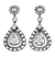 Rose Cut Diamond Earrings, 19.24 Carats