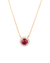 Ruby Necklace, 1.36 Carats