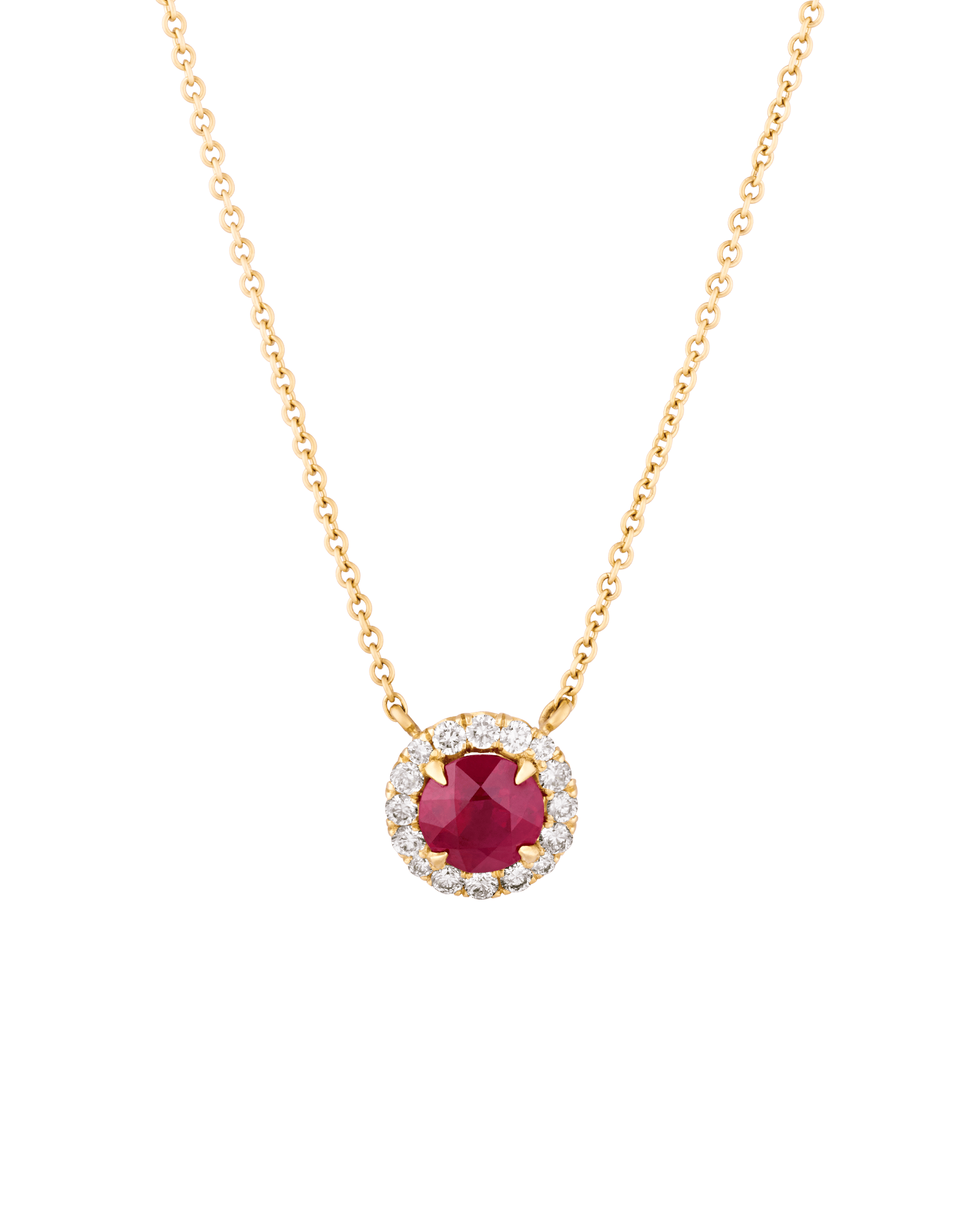 Ruby Necklace, 1.36 Carats