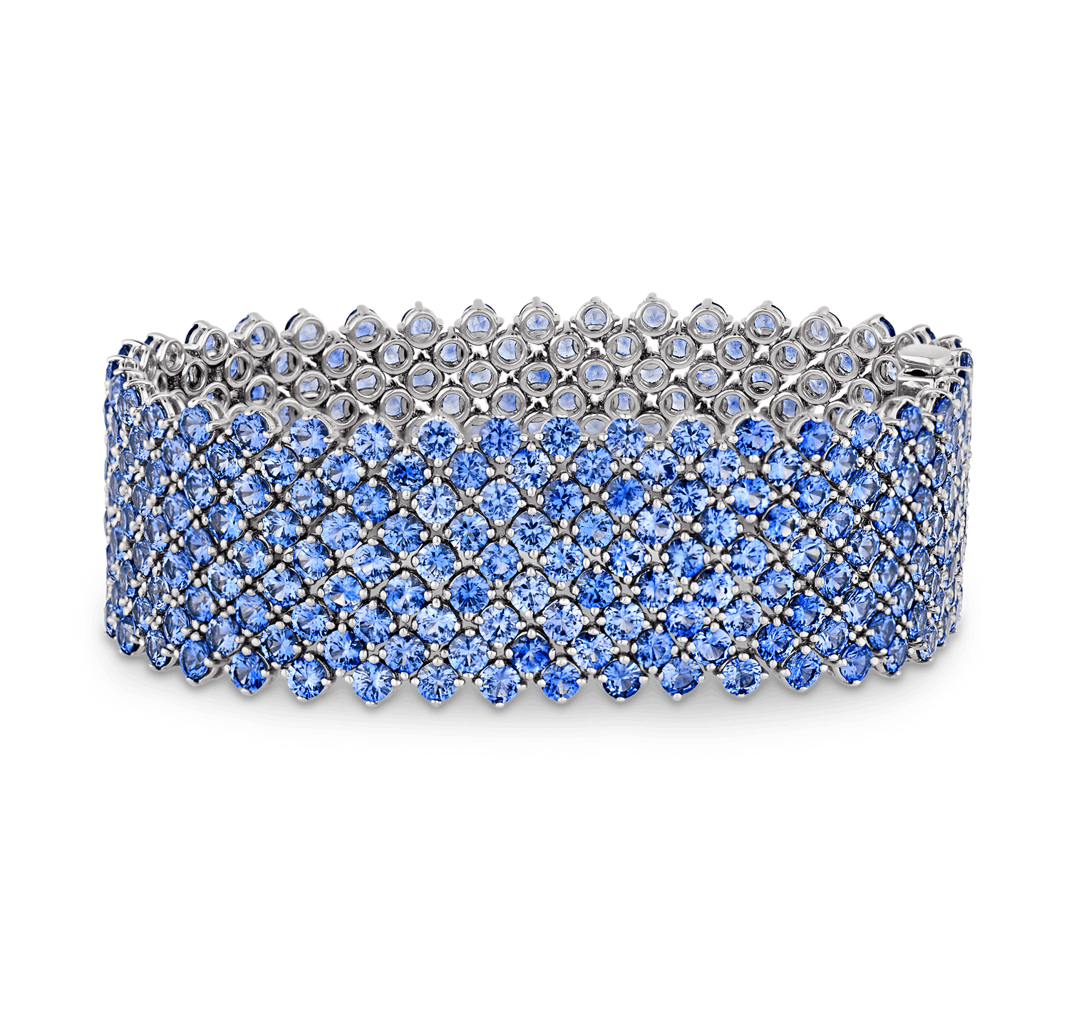Sapphire Mesh Bracelet, 44.60 Carats