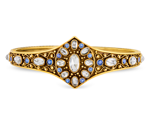 Louis Comfort Tiffany Topaz and Sapphire Bracelet