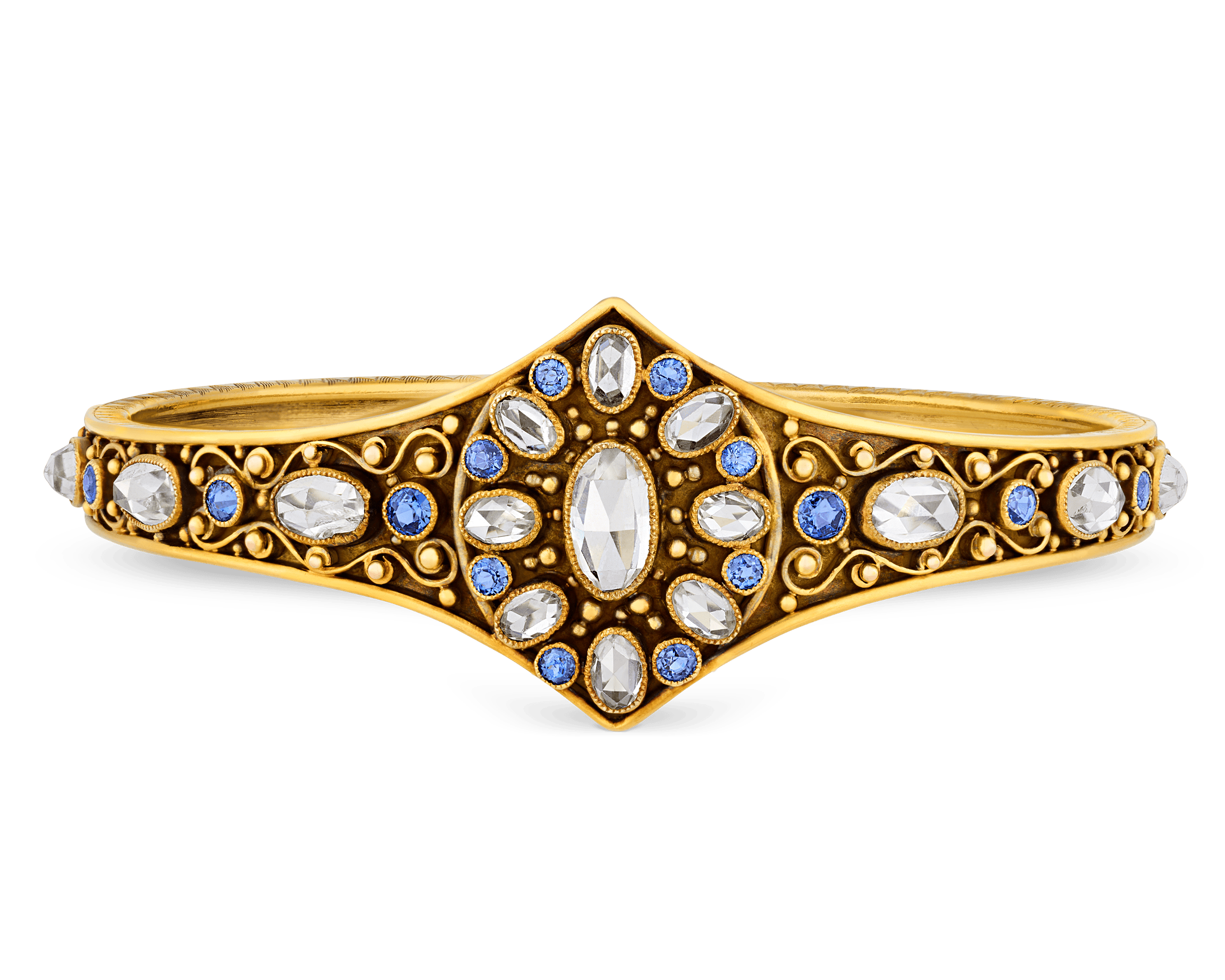 Louis Comfort Tiffany Topaz and Sapphire Bracelet