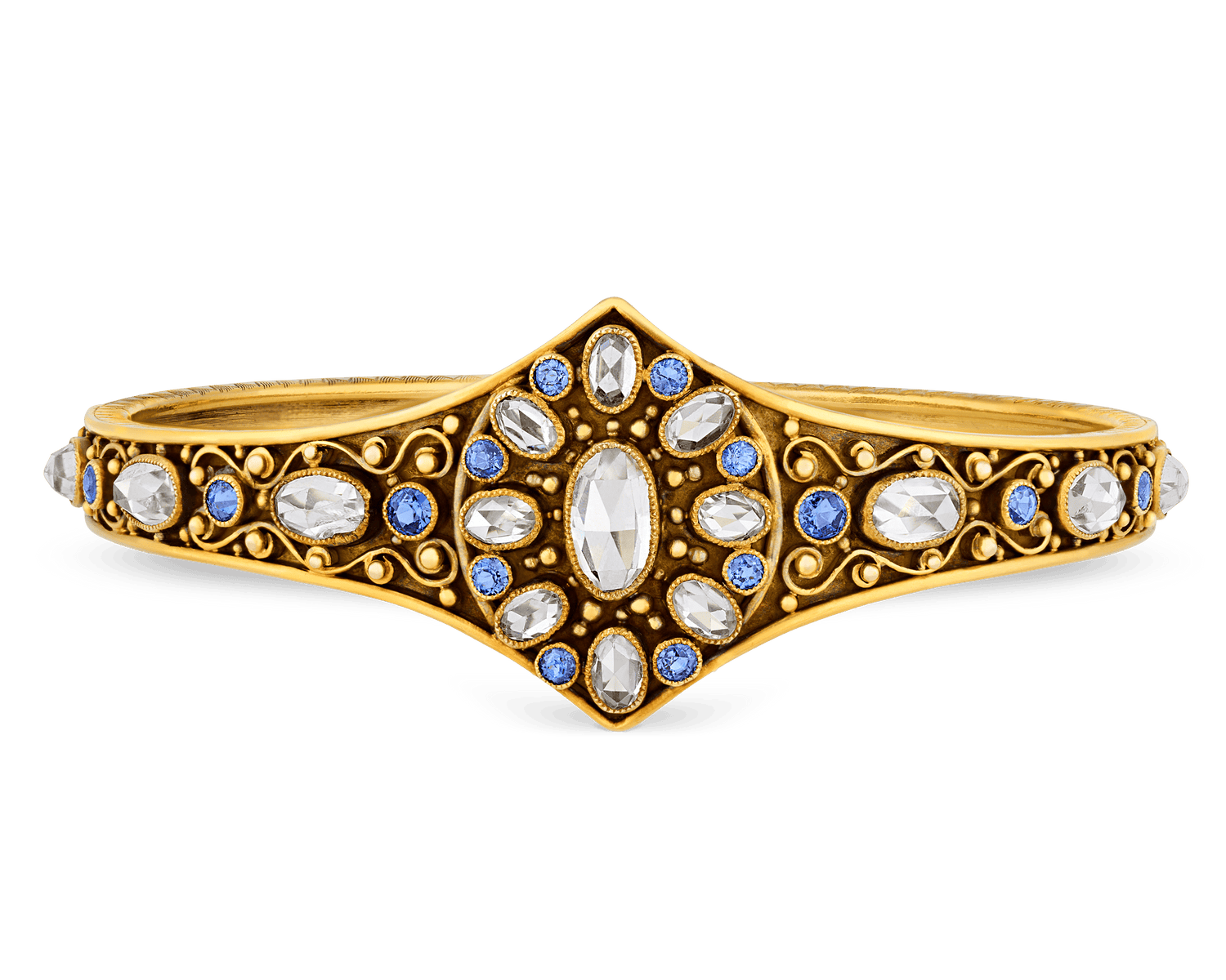 Louis Comfort Tiffany Topaz and Sapphire Bracelet