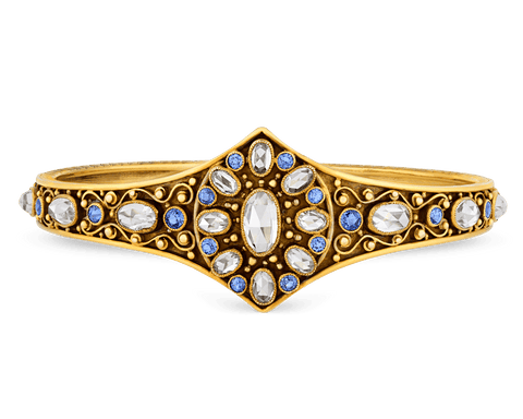 Louis Comfort Tiffany Topaz and Sapphire Bracelet