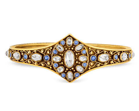 Louis Comfort Tiffany Topaz and Sapphire Bracelet