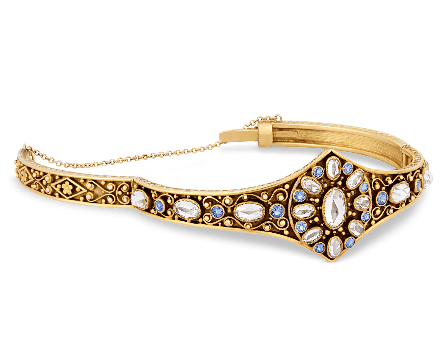 Louis Comfort Tiffany Topaz and Sapphire Bracelet