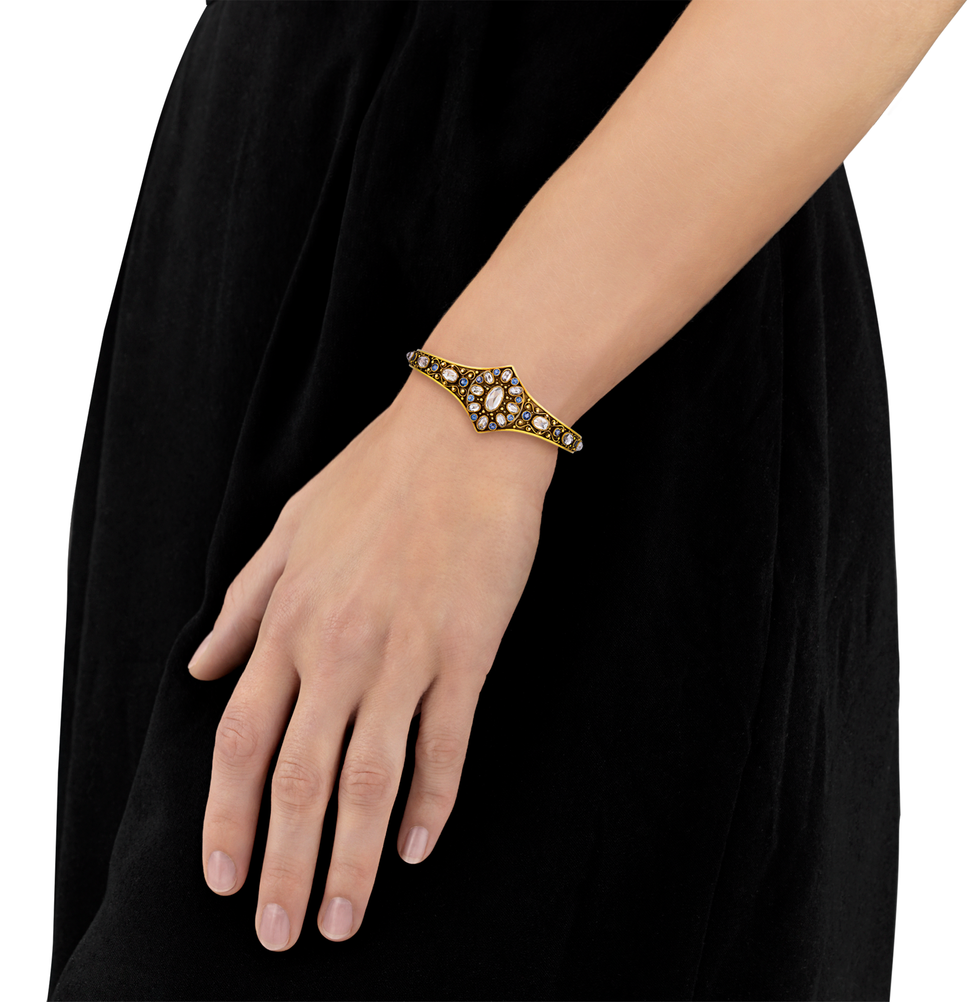 Louis Comfort Tiffany Topaz and Sapphire Bracelet