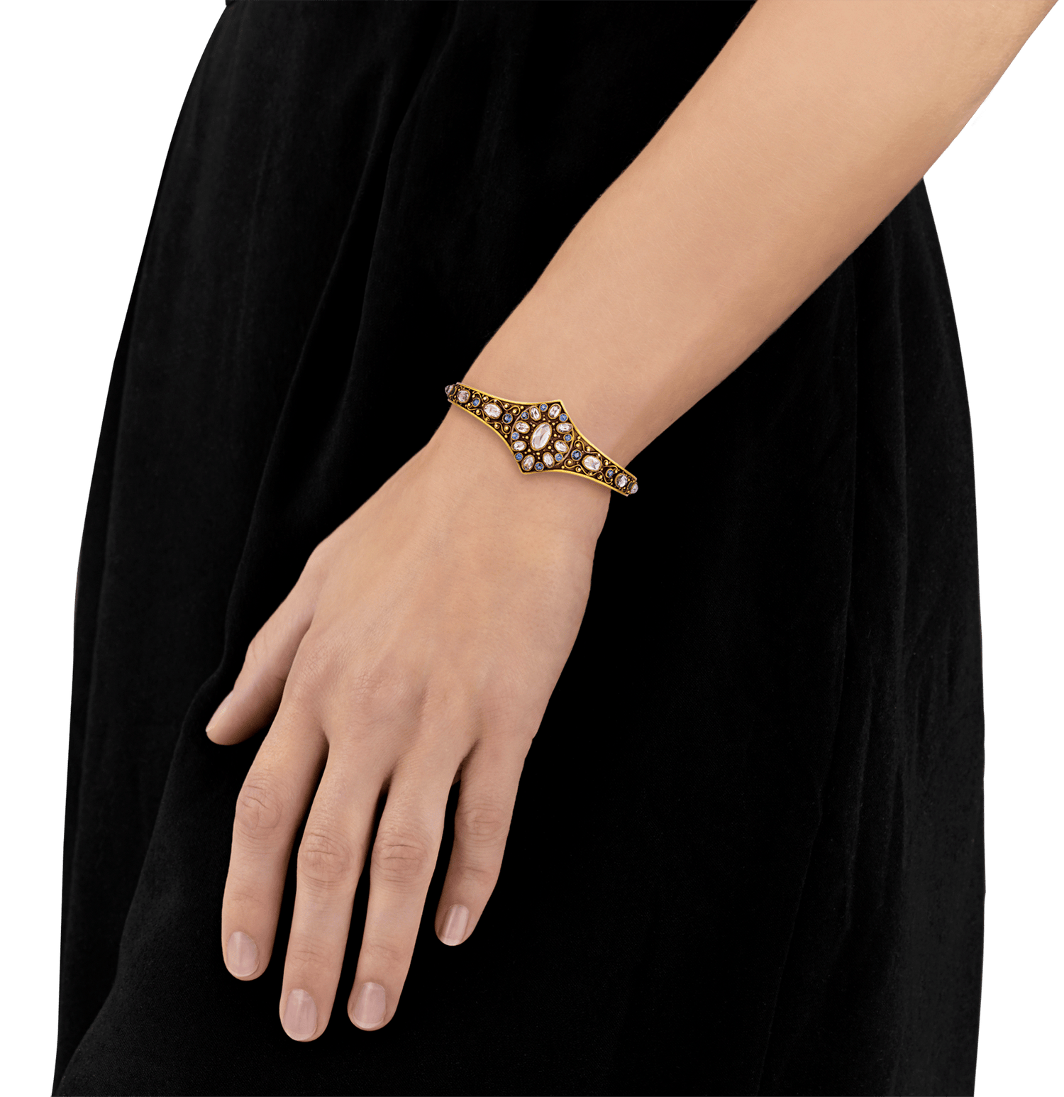 Louis Comfort Tiffany Topaz and Sapphire Bracelet