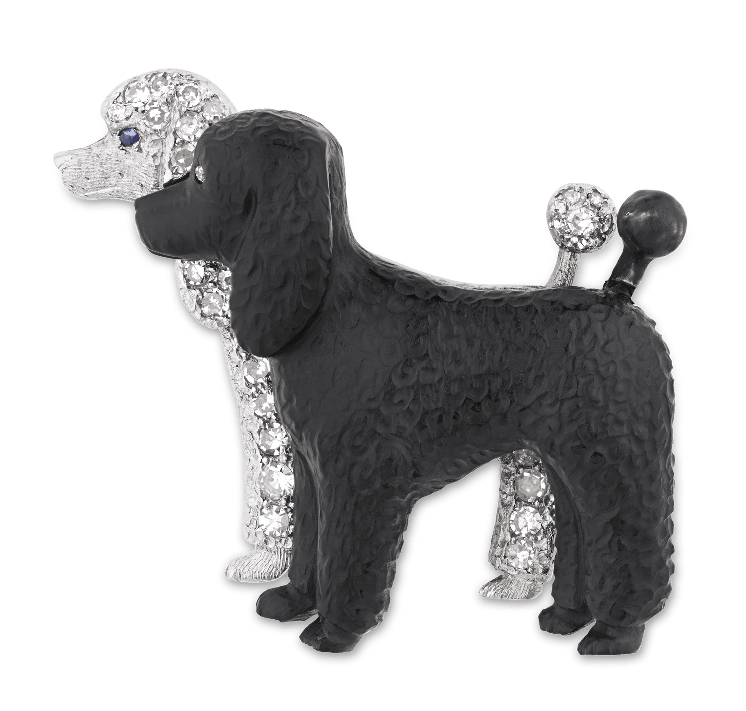 Art Deco Poodle Brooch