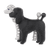 Art Deco Poodle Brooch