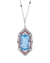 Tiffany & Co. Aquamarine Pendant Necklace, 40.00 carats
