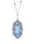 Tiffany & Co. Aquamarine Pendant Necklace, 40.00 carats