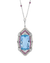 Tiffany & Co. Aquamarine Pendant Necklace, 40.00 carats