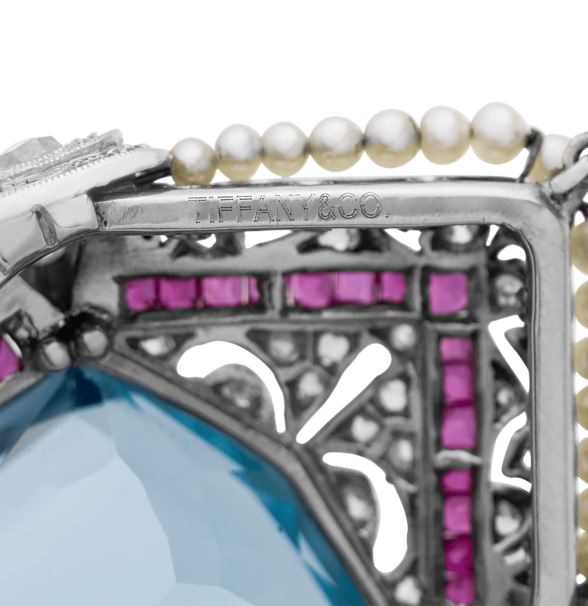 Tiffany & Co. Aquamarine Pendant Necklace, 40.00 carats