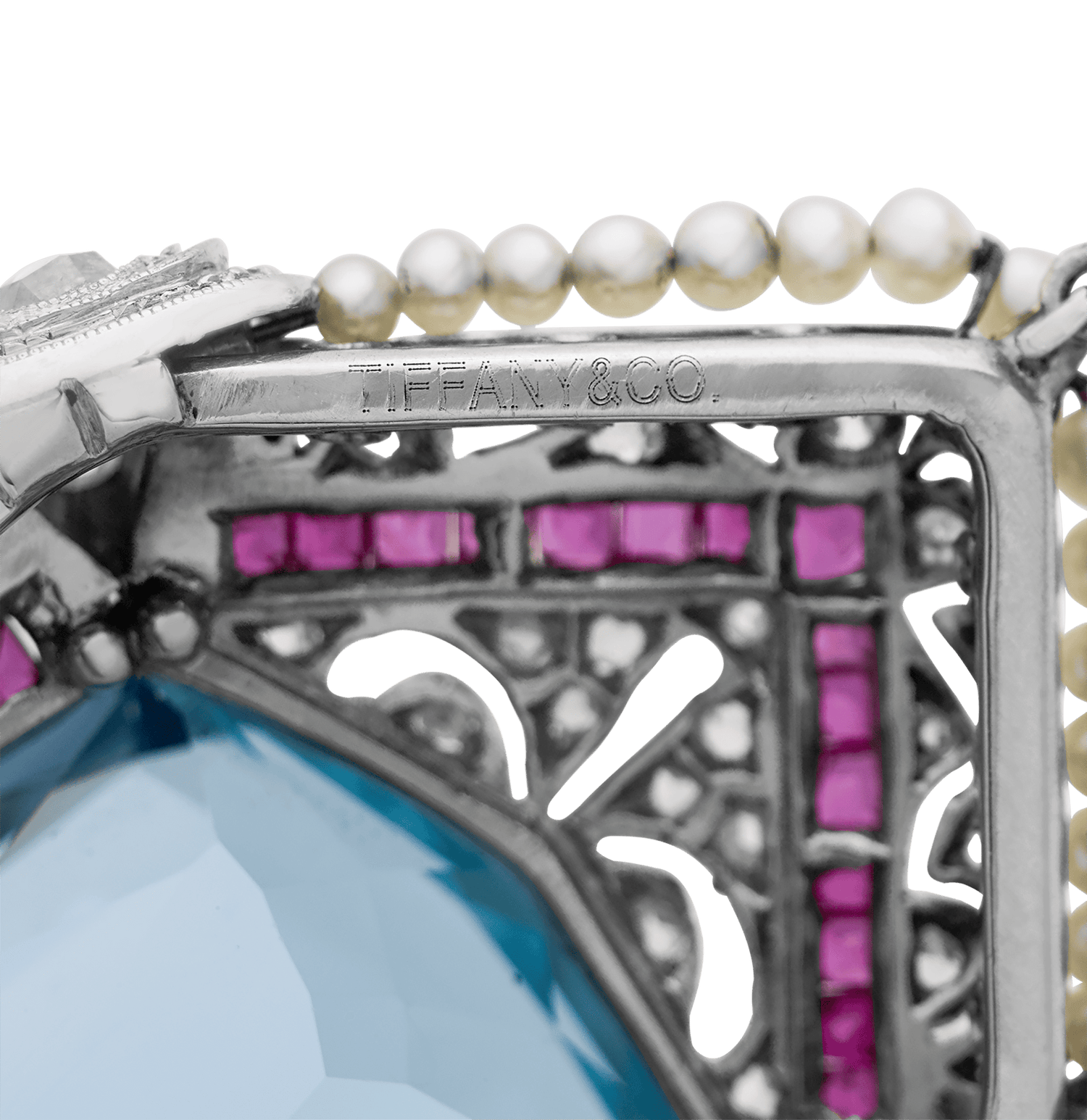 Tiffany & Co. Aquamarine Pendant Necklace, 40.00 carats