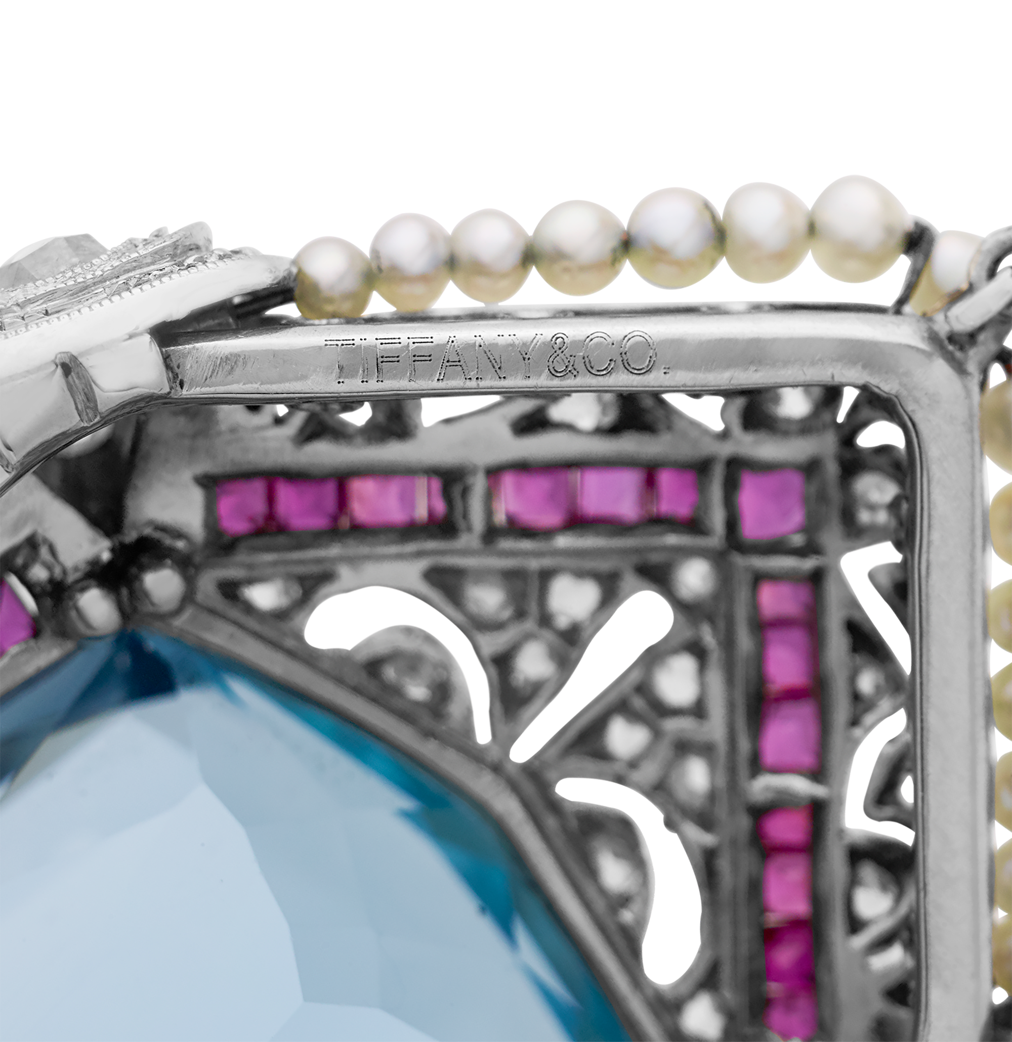 Tiffany & Co. Aquamarine Pendant Necklace, 40.00 carats