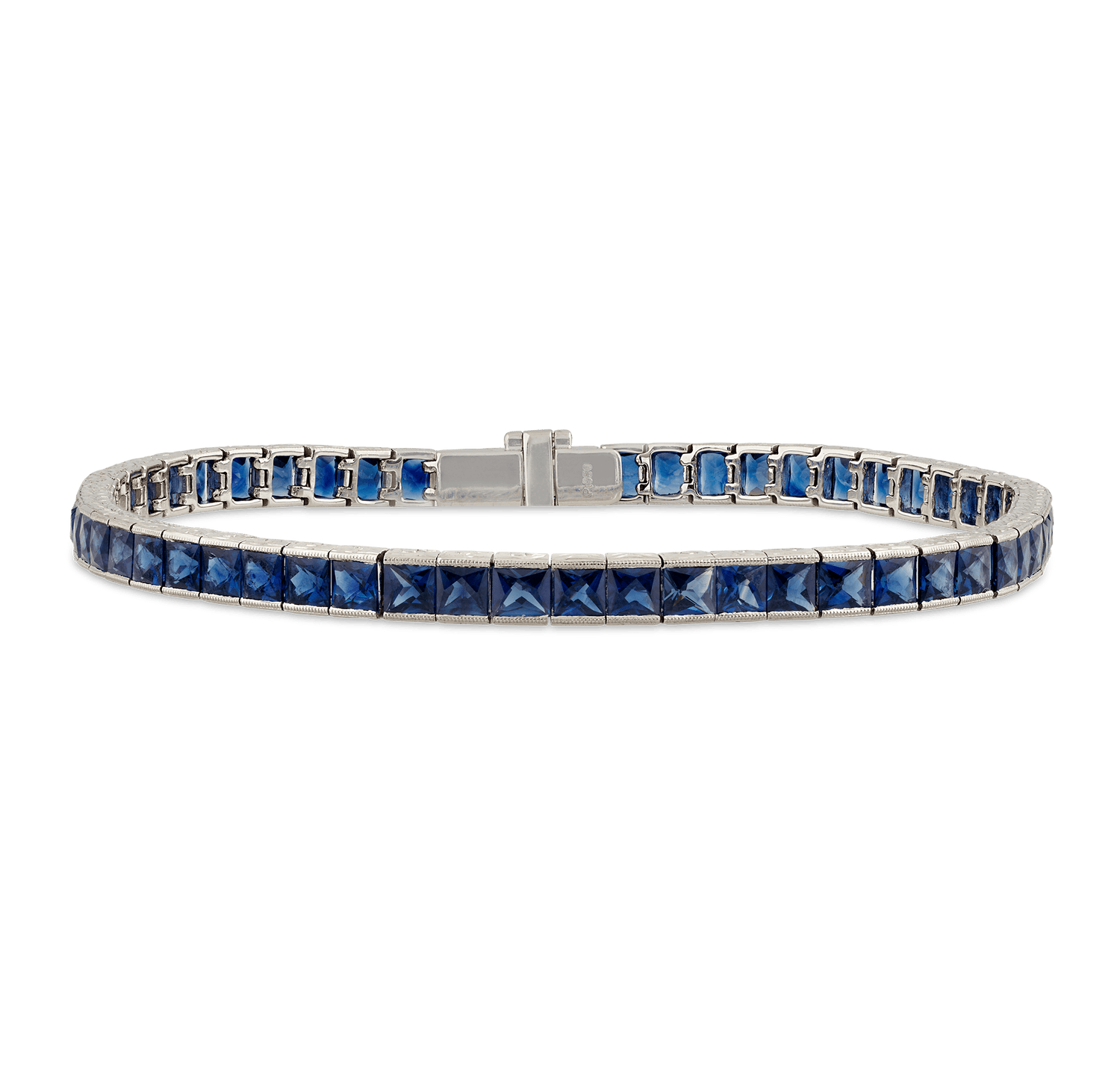 Sapphire Tennis Bracelet, 9.94 Carats
