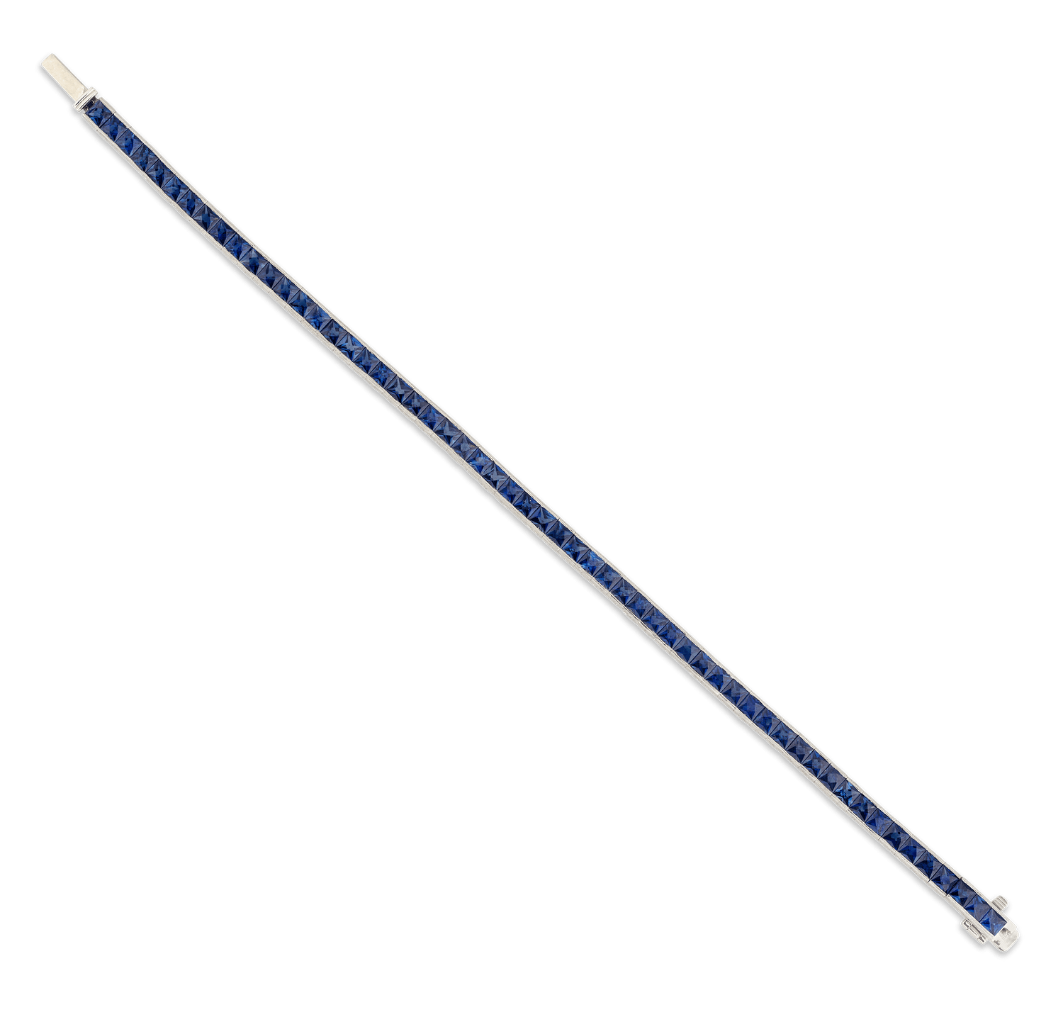 Sapphire Tennis Bracelet, 9.94 Carats