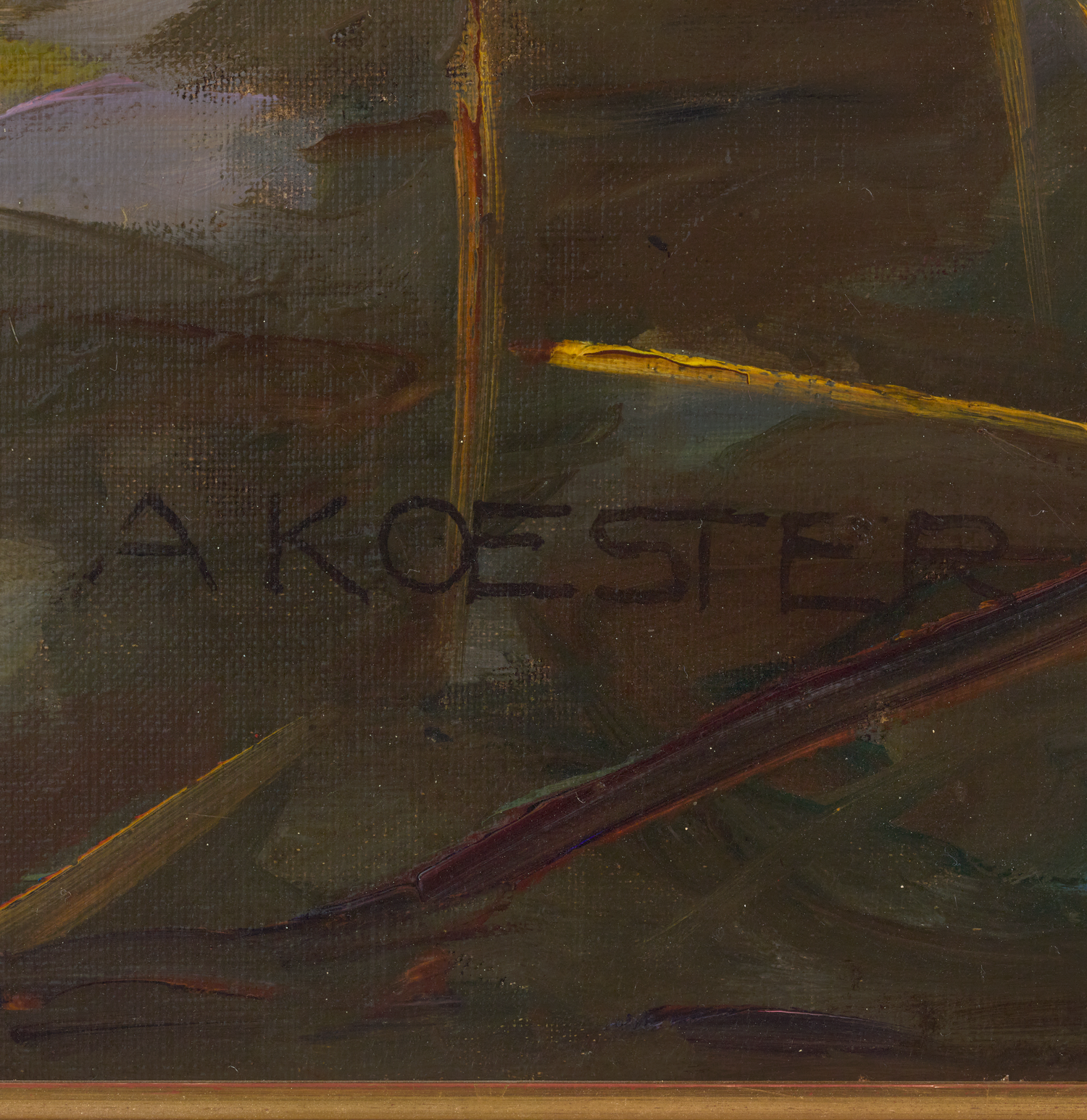 Ducks in a Pond by Alexander Koester