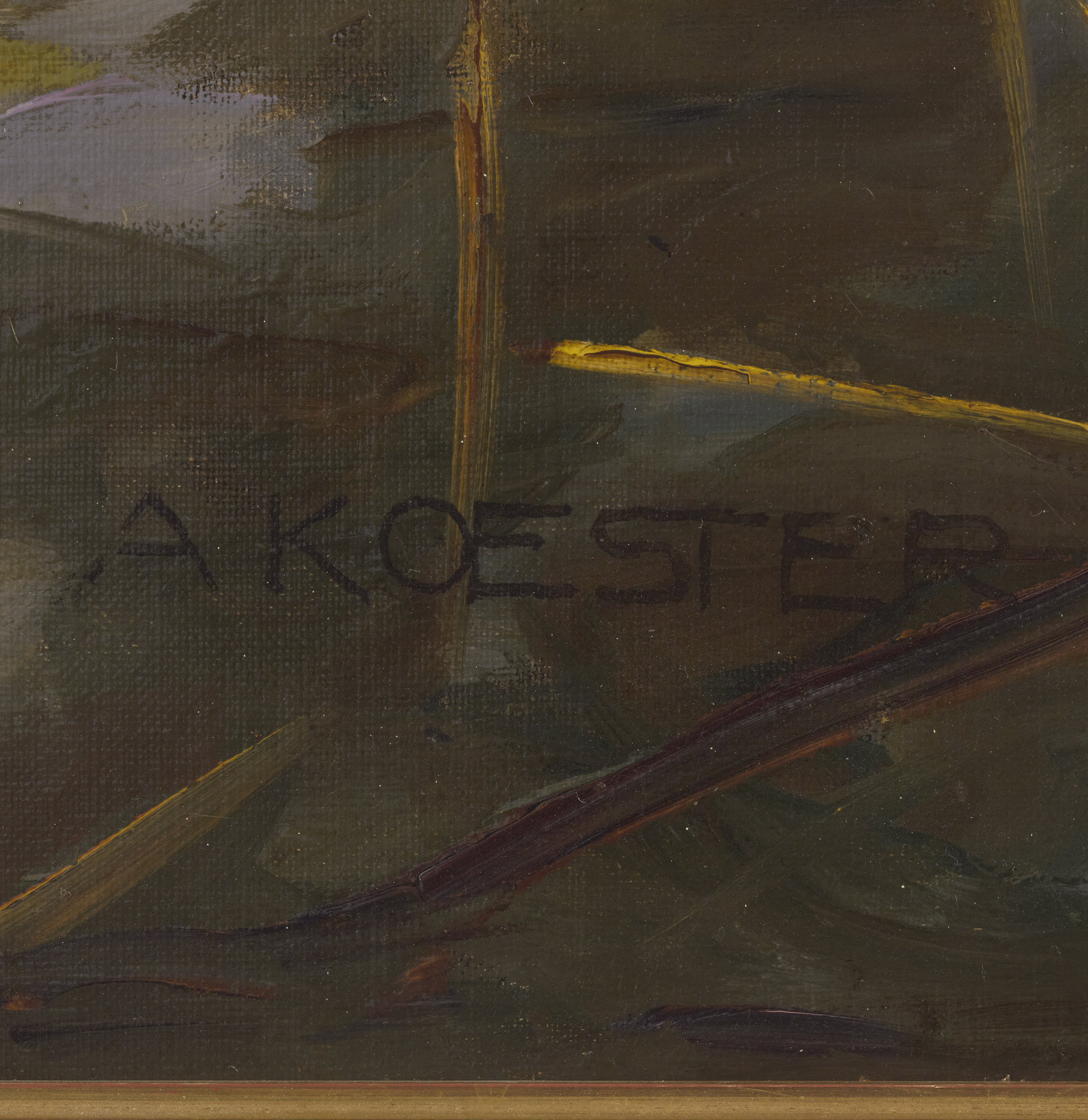 Ducks in a Pond by Alexander Koester