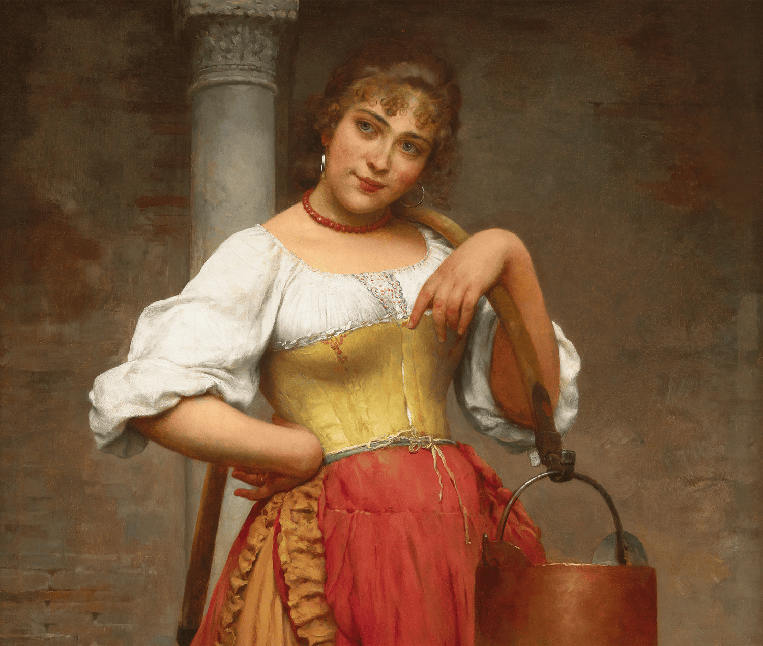 The Water Carrier by Eugen von Blaas