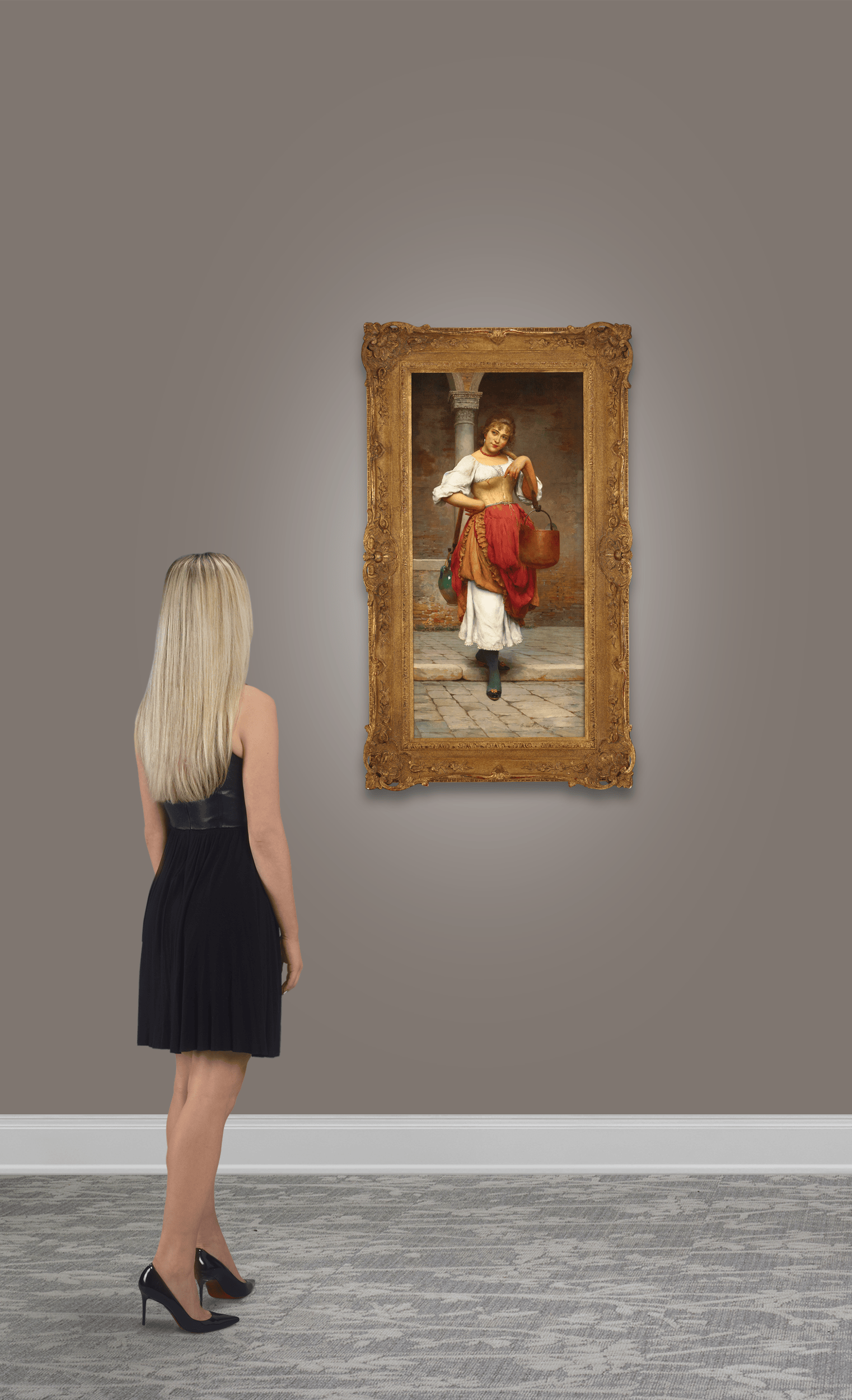 The Water Carrier by Eugen von Blaas