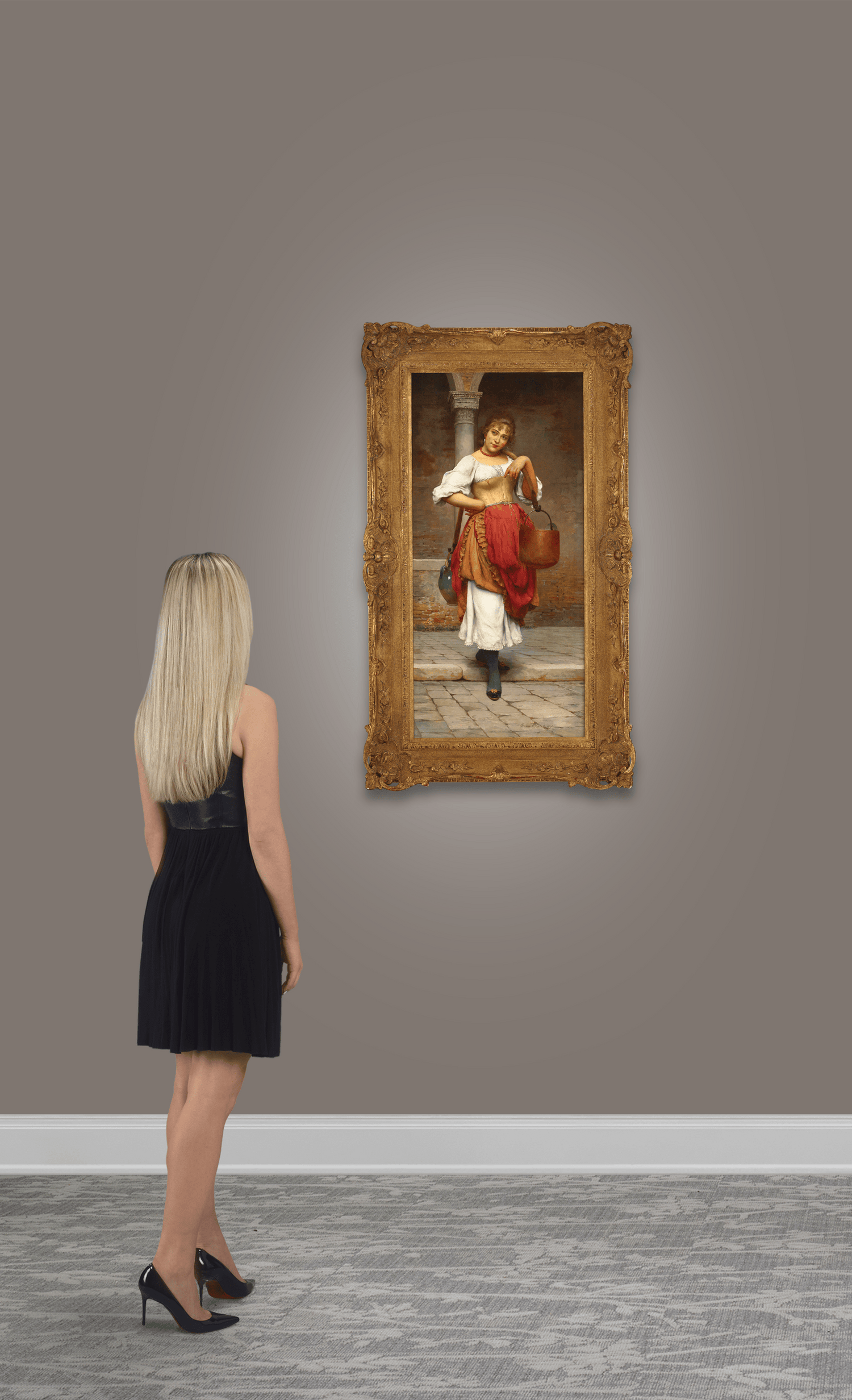 The Water Carrier by Eugen von Blaas