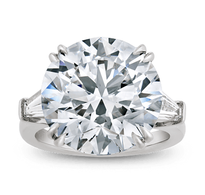 Harry Winston Flawless Golconda Diamond Ring, 11.30 Carats