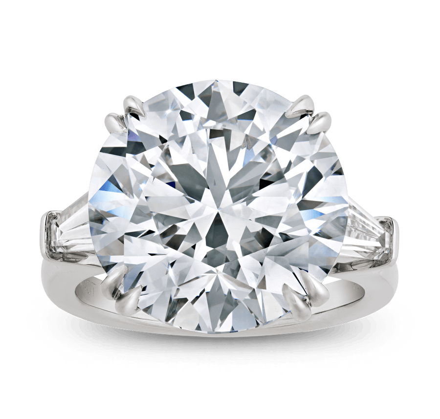 Harry Winston Flawless Golconda Diamond Ring, 11.30 Carats