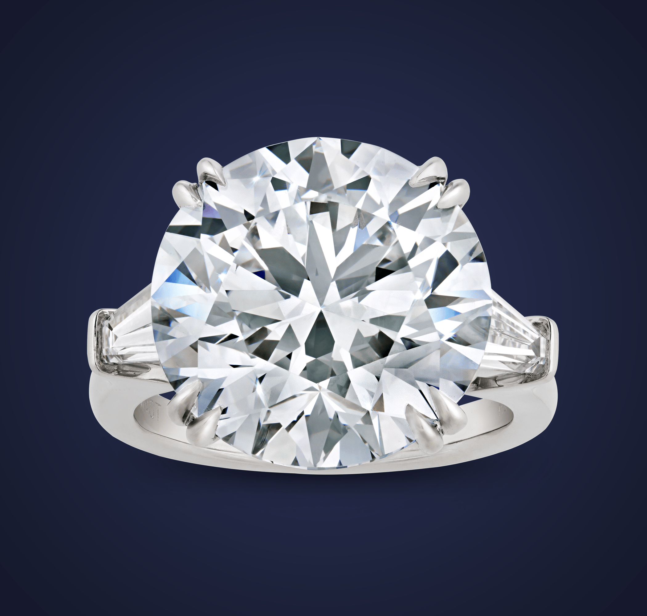 Harry Winston Flawless Golconda Diamond Ring, 11.30 Carats