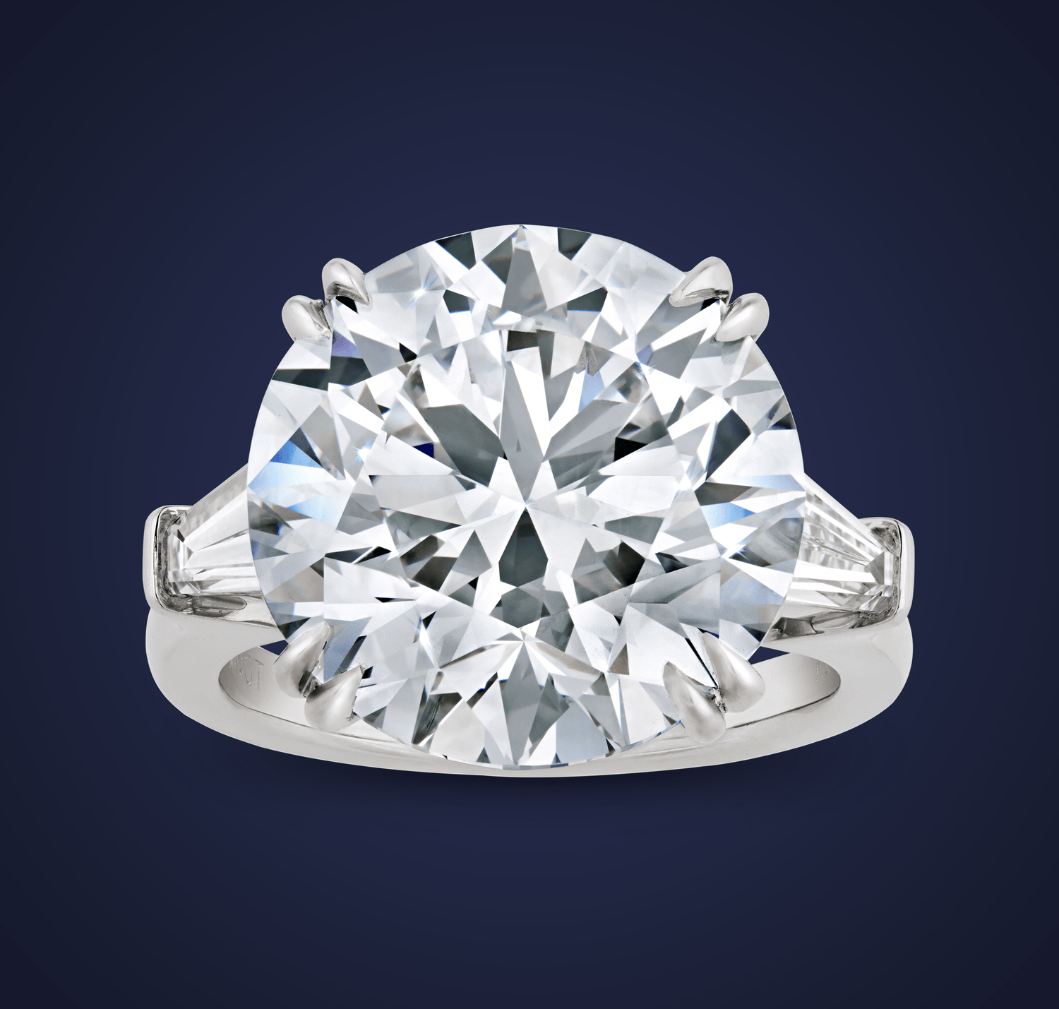Harry Winston Flawless Golconda Diamond Ring, 11.30 Carats