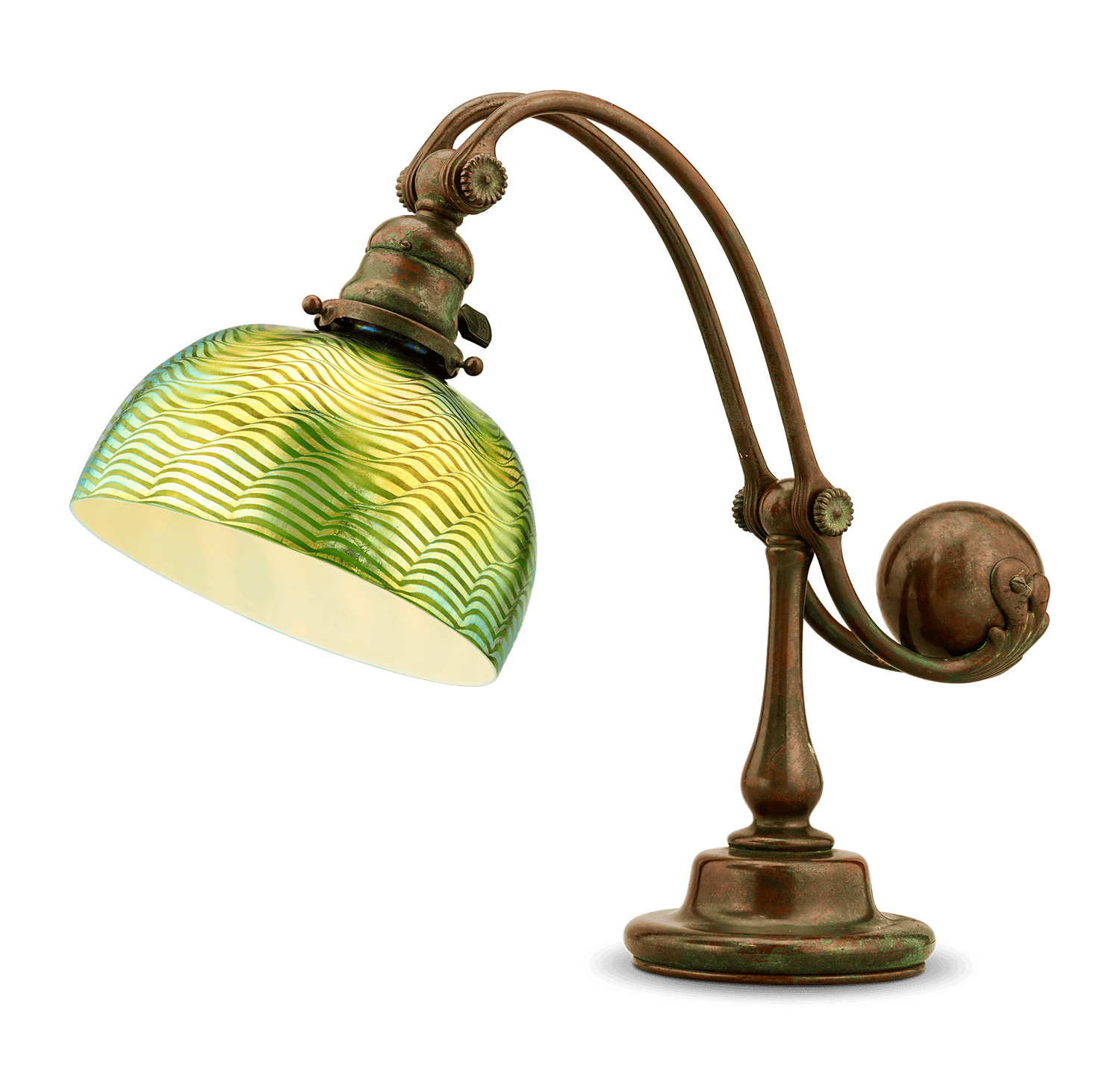 Tiffany Studios Counterbalance Desk Lamp