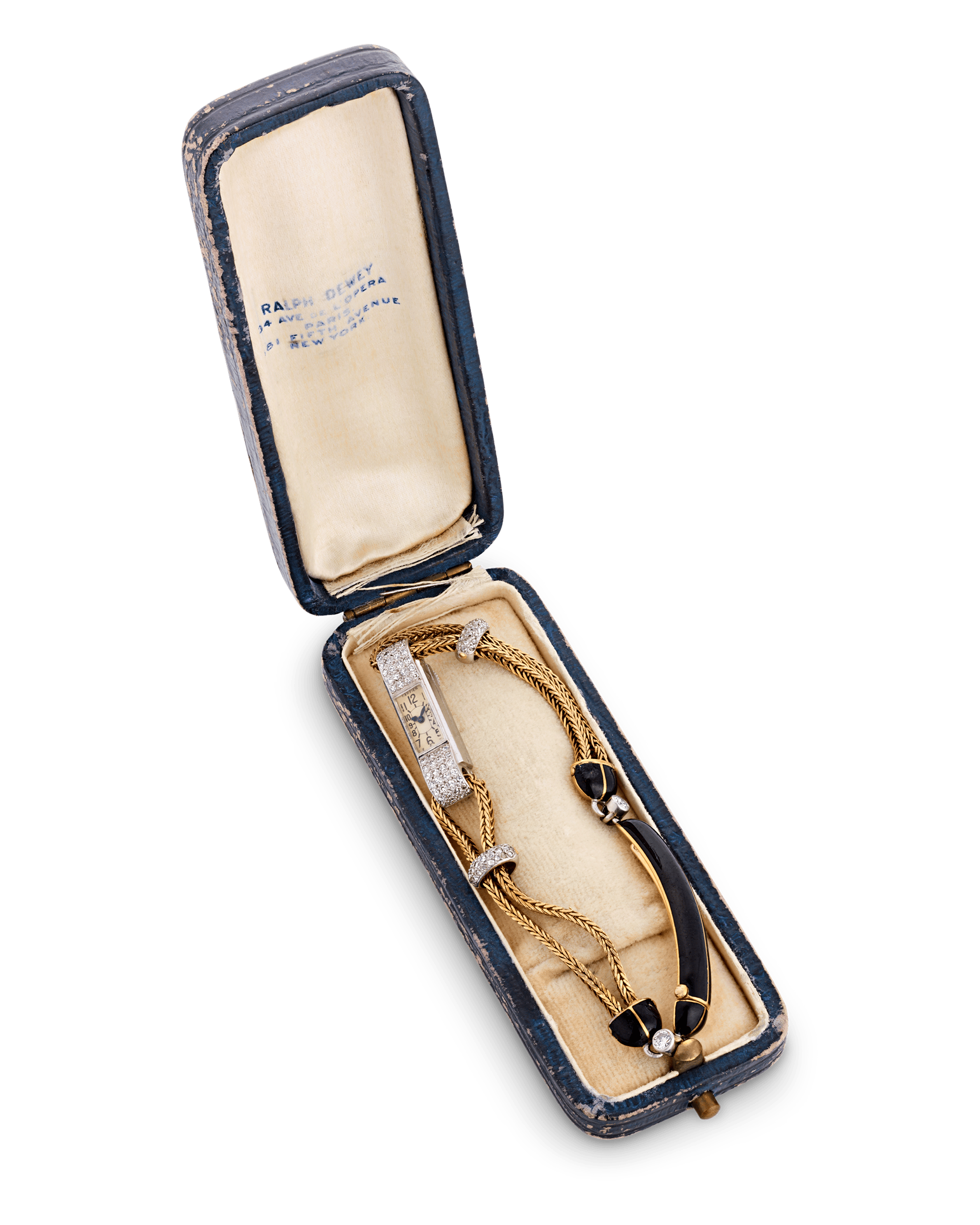 Art Deco Diamond and Gold Cartier Watch