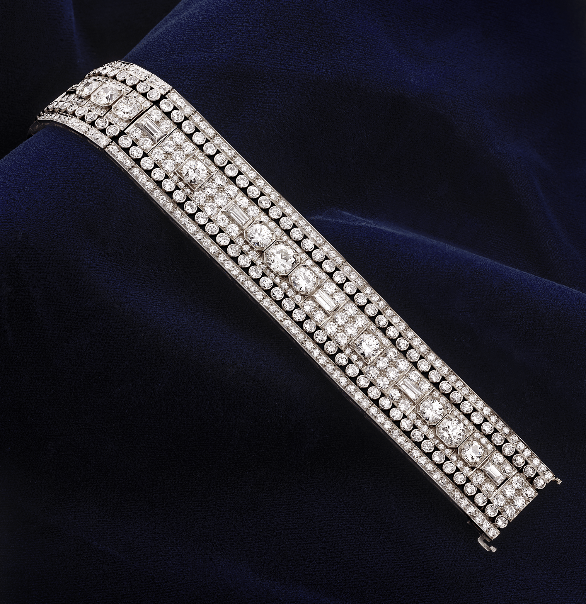 Tiffany & Co. Art Deco Diamond Bracelet, 32.00 Carats