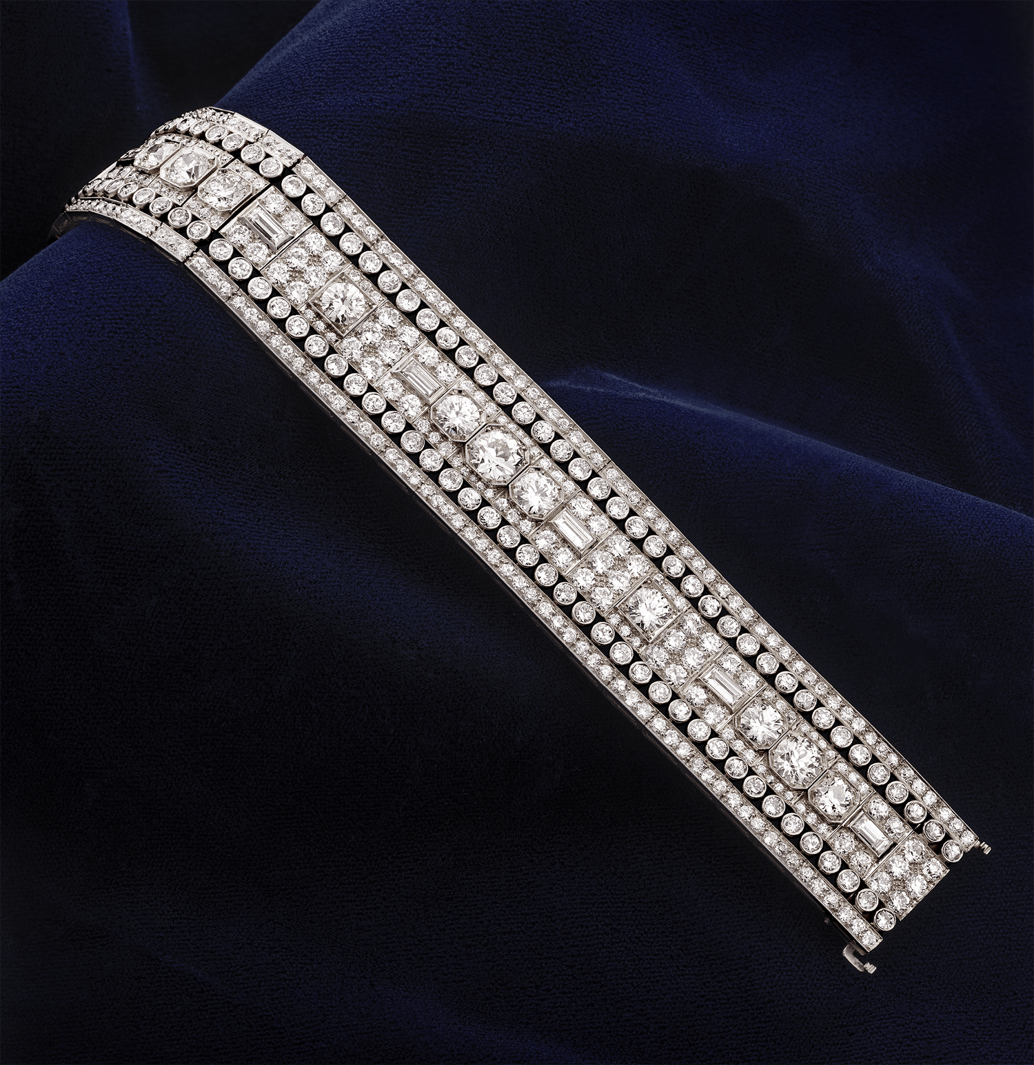 Tiffany & Co. Art Deco Diamond Bracelet, 32.00 Carats