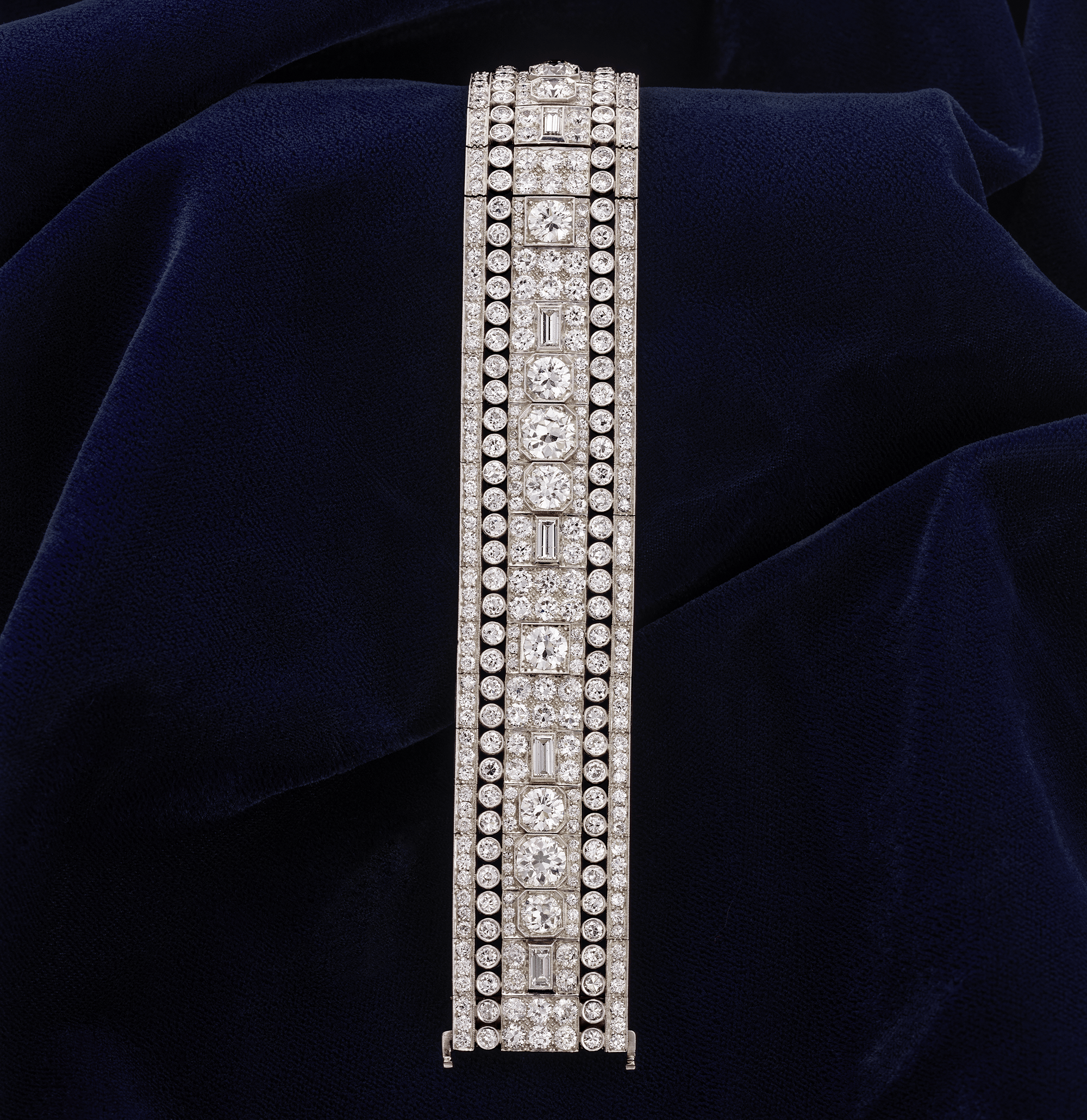 Tiffany & Co. Art Deco Diamond Bracelet, 32.00 Carats