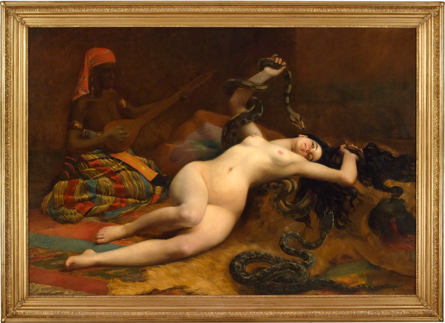 Une charmeuse by Emile Cambiaggio