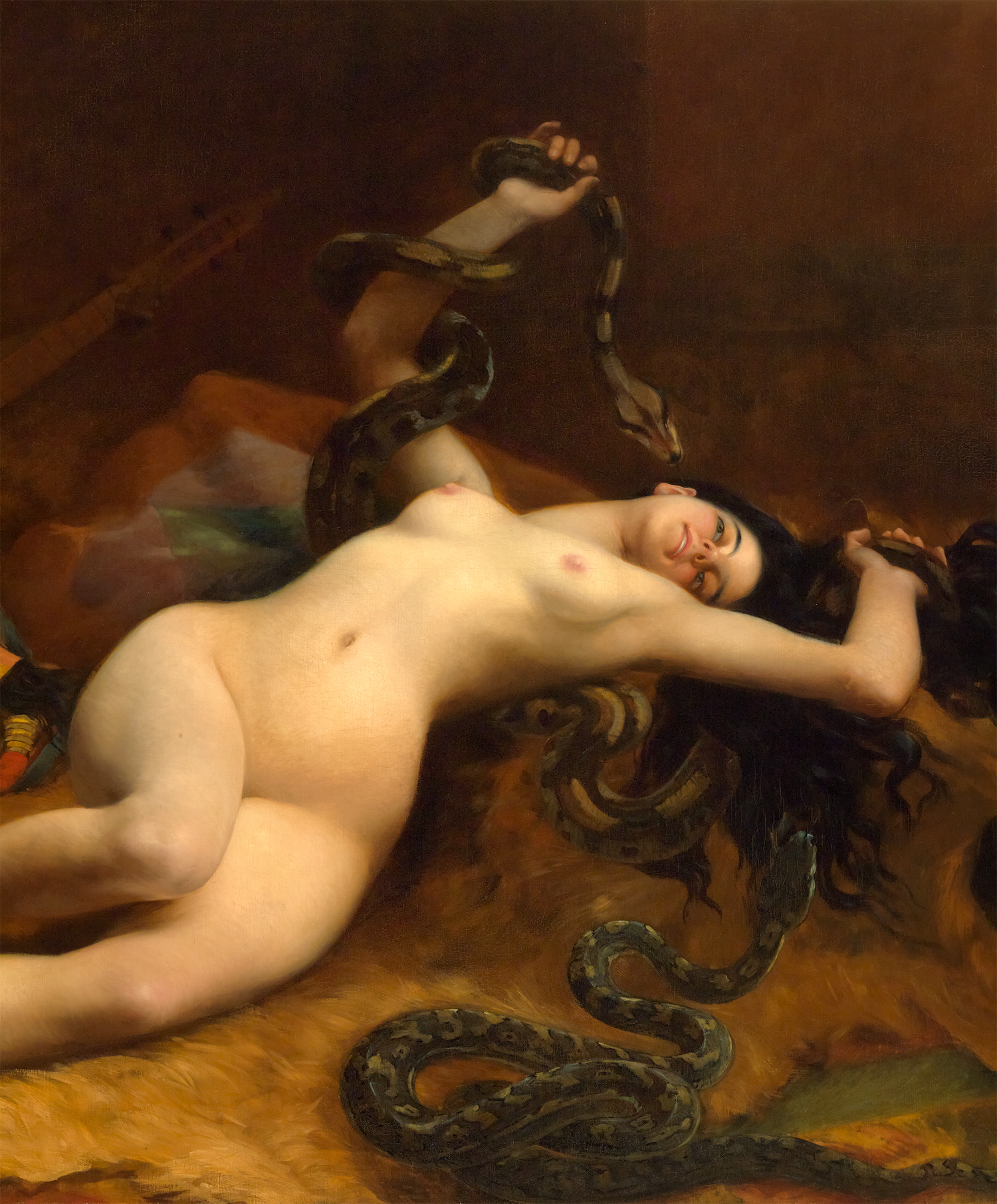 Une charmeuse by Emile Cambiaggio