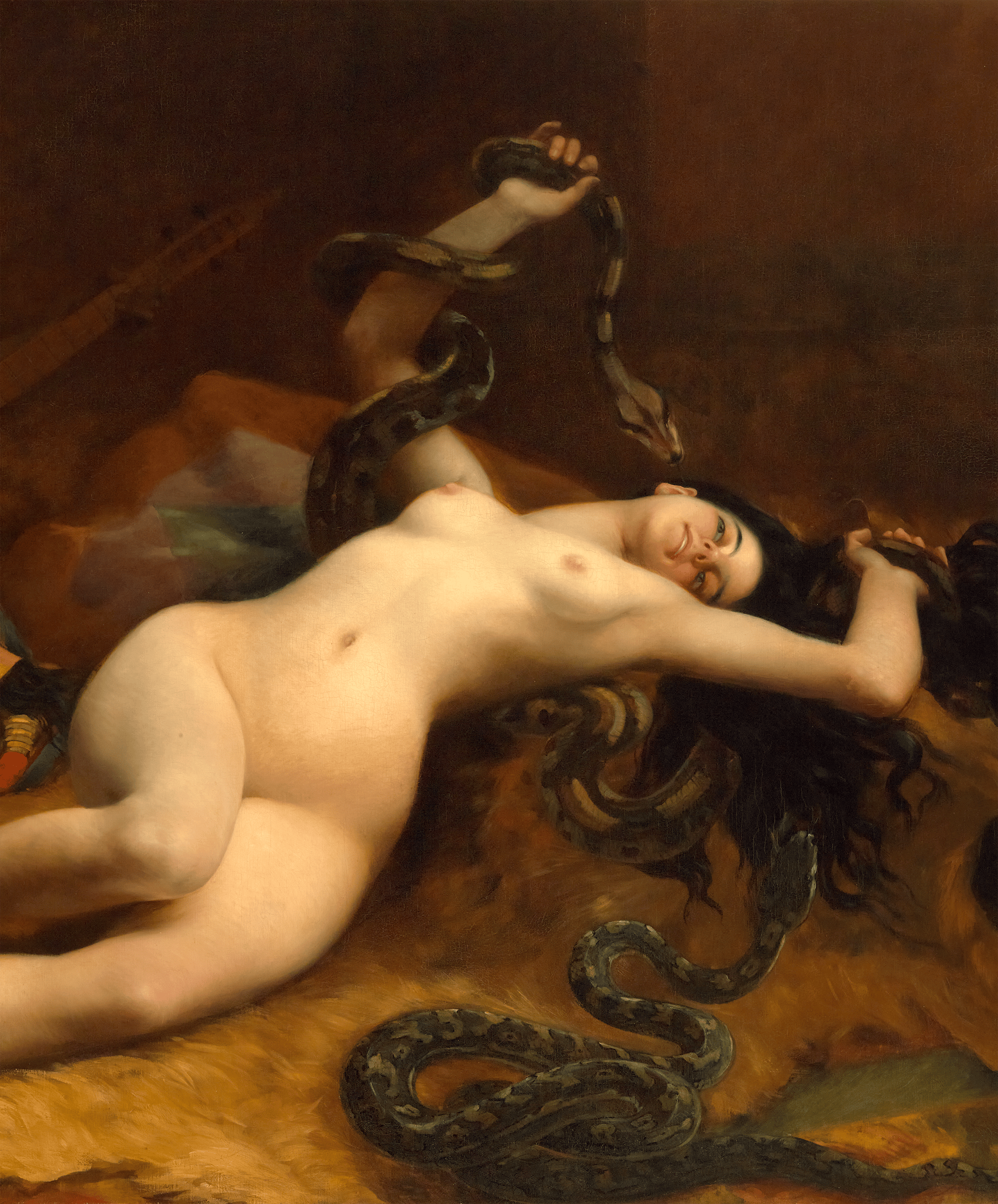 Une charmeuse by Emile Cambiaggio