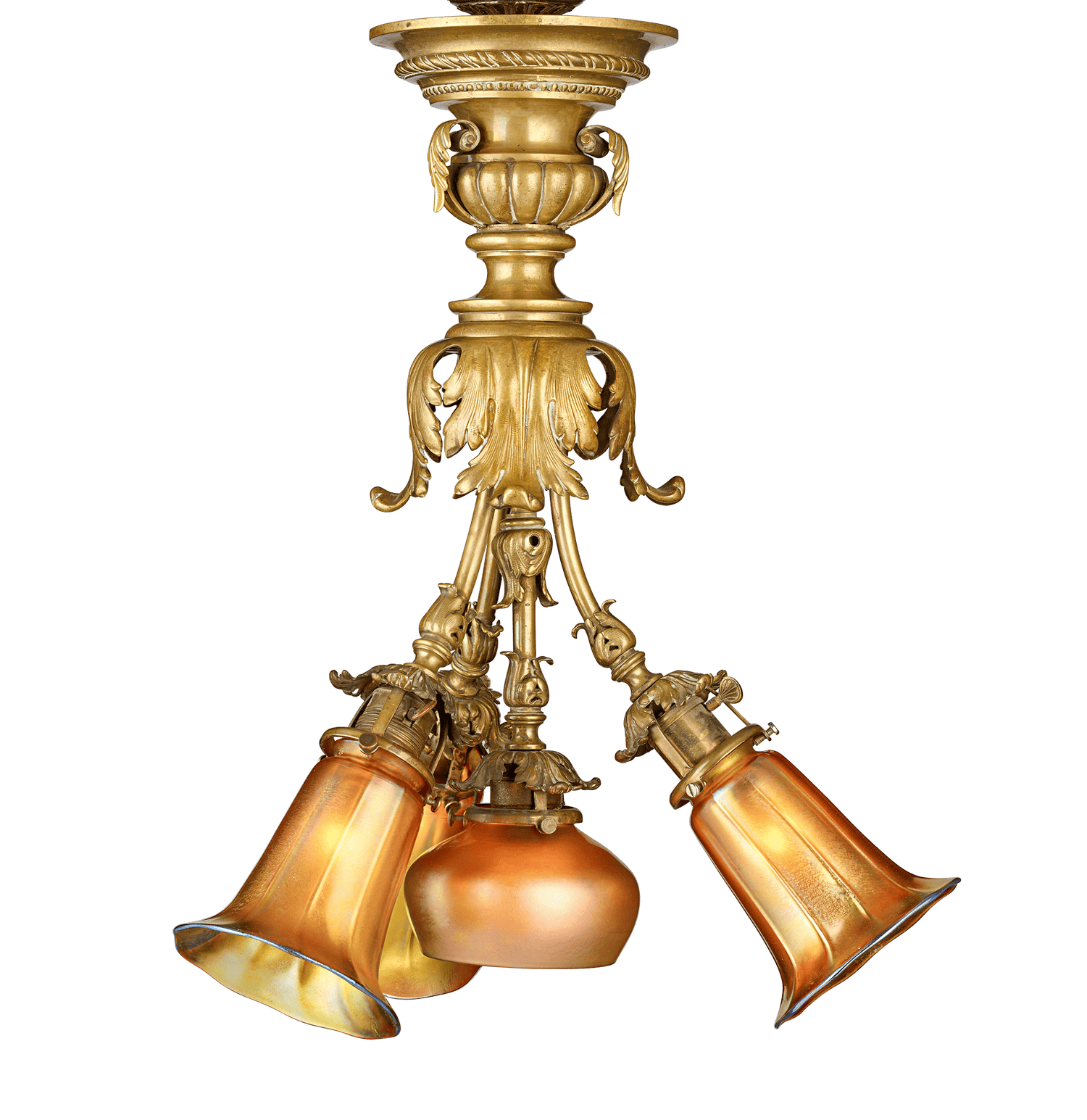 Steuben Aurene Chandelier