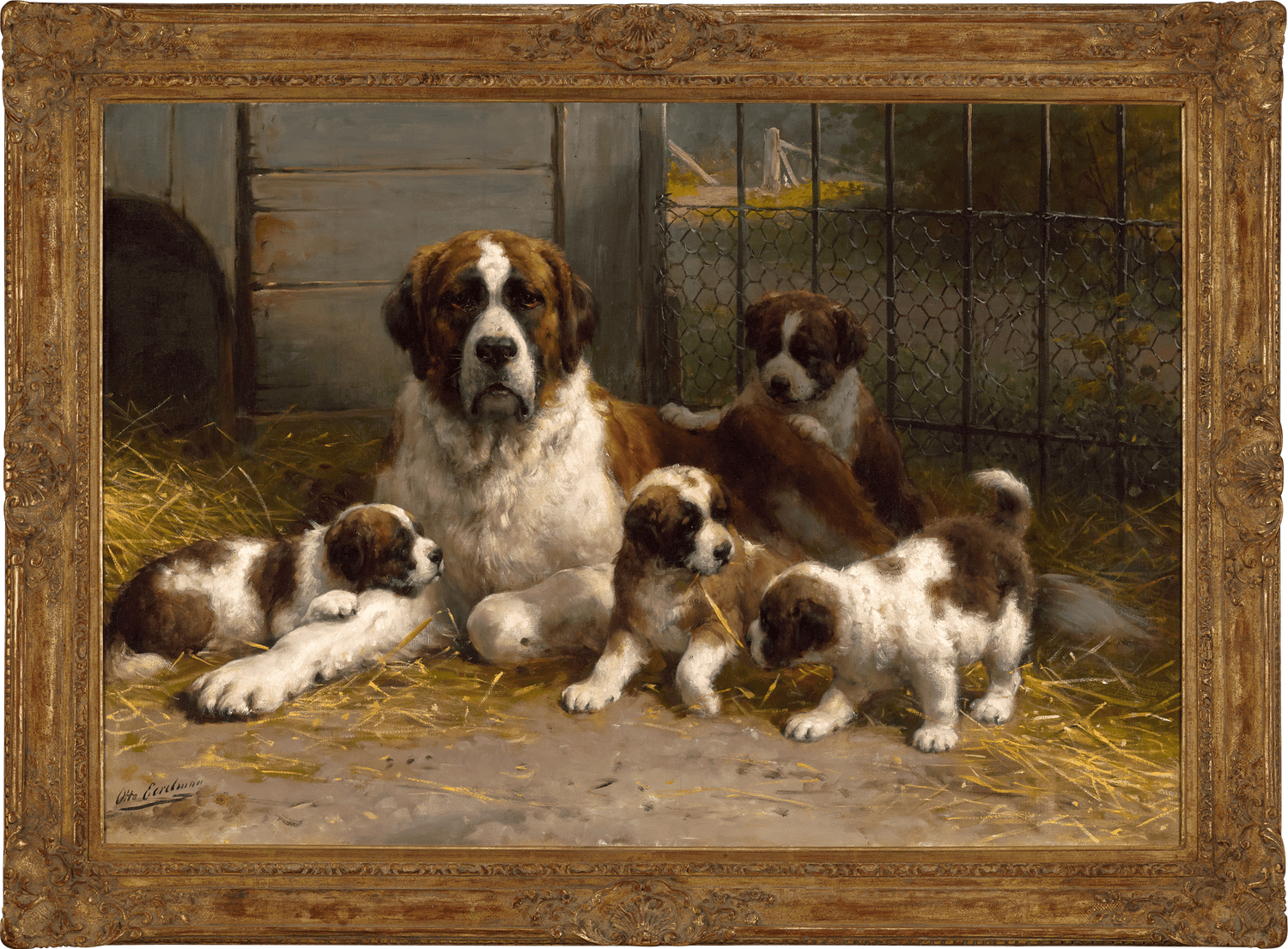 A Watchful Mother by Otto Eerelman