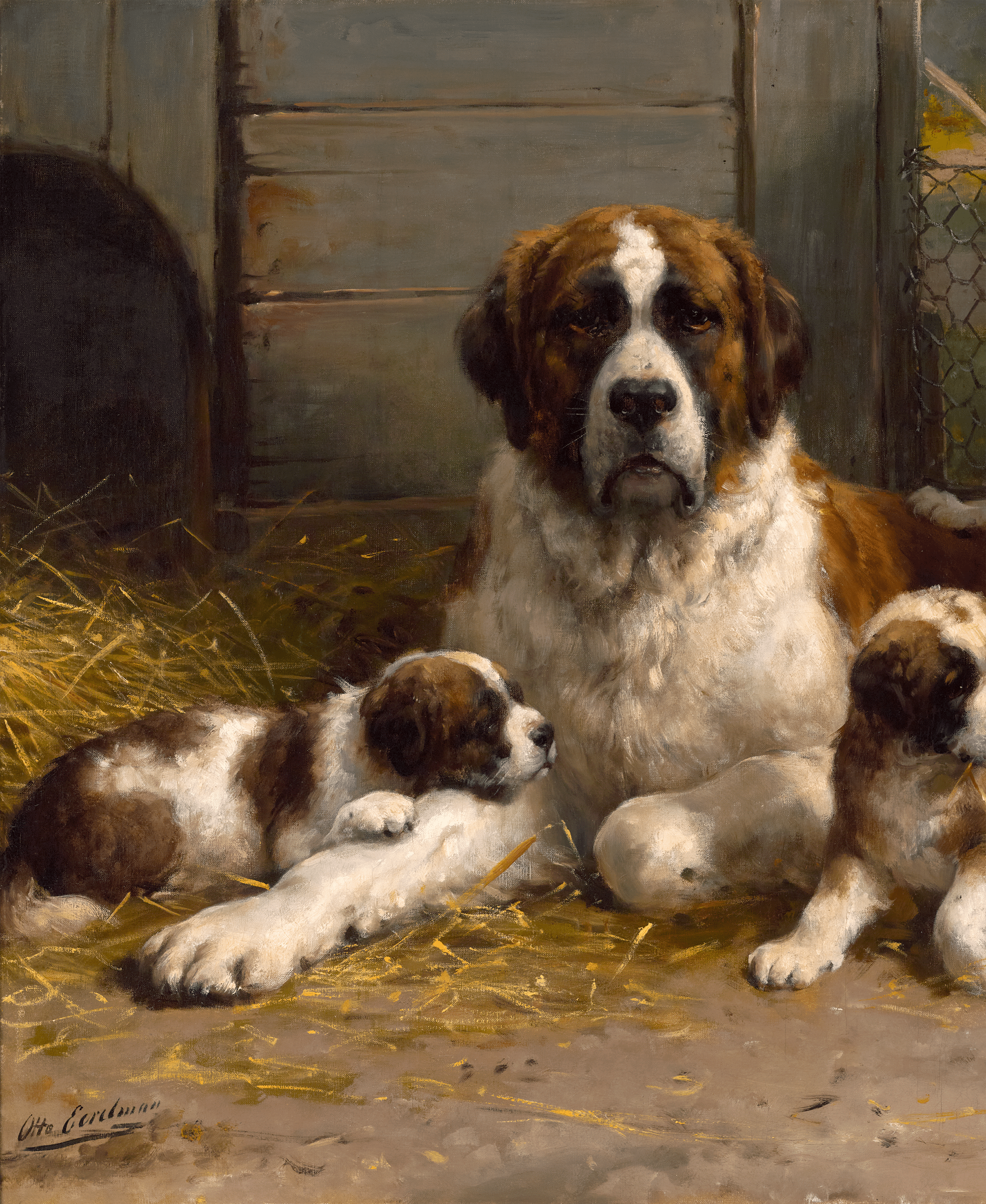 A Watchful Mother by Otto Eerelman