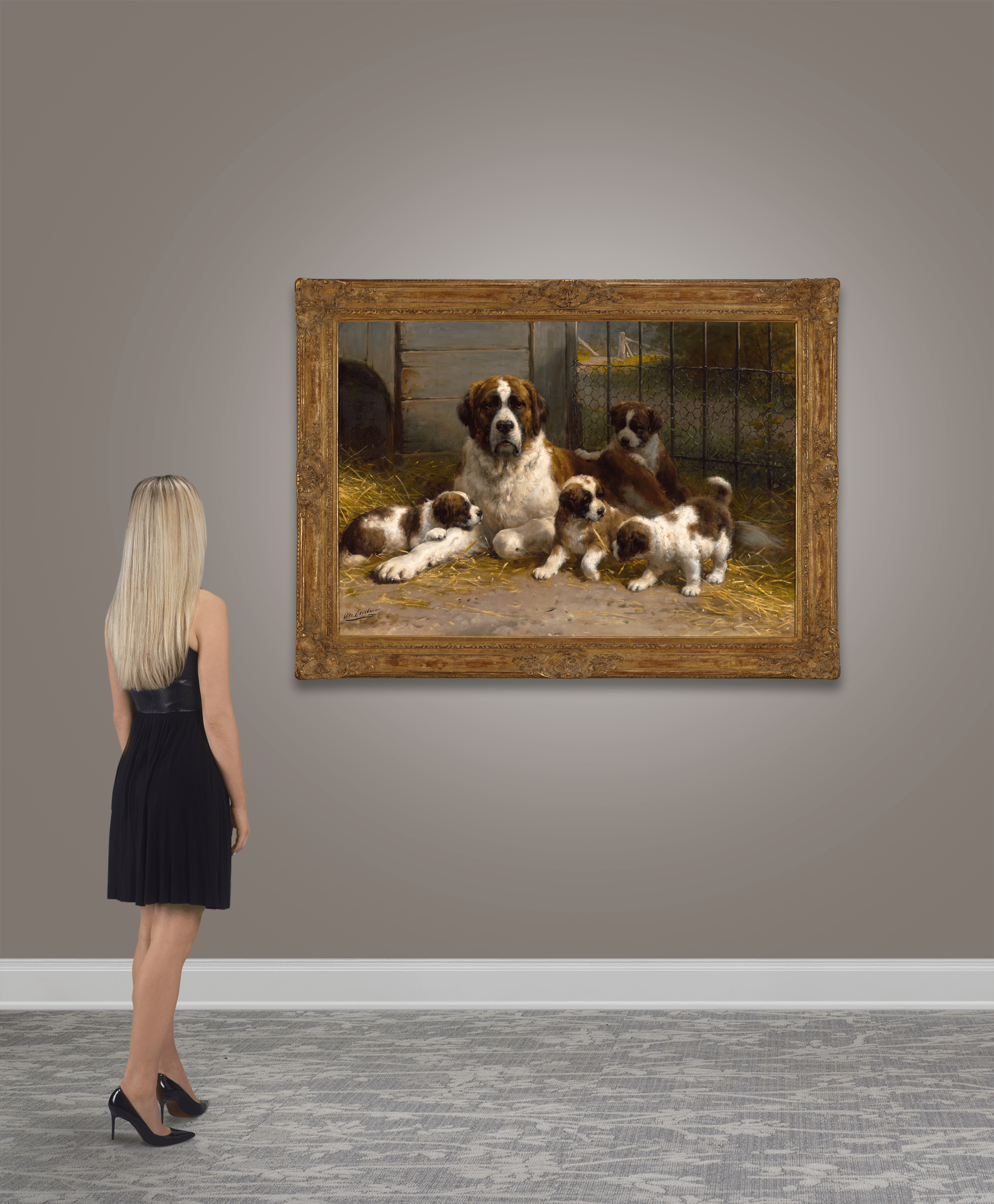 A Watchful Mother by Otto Eerelman