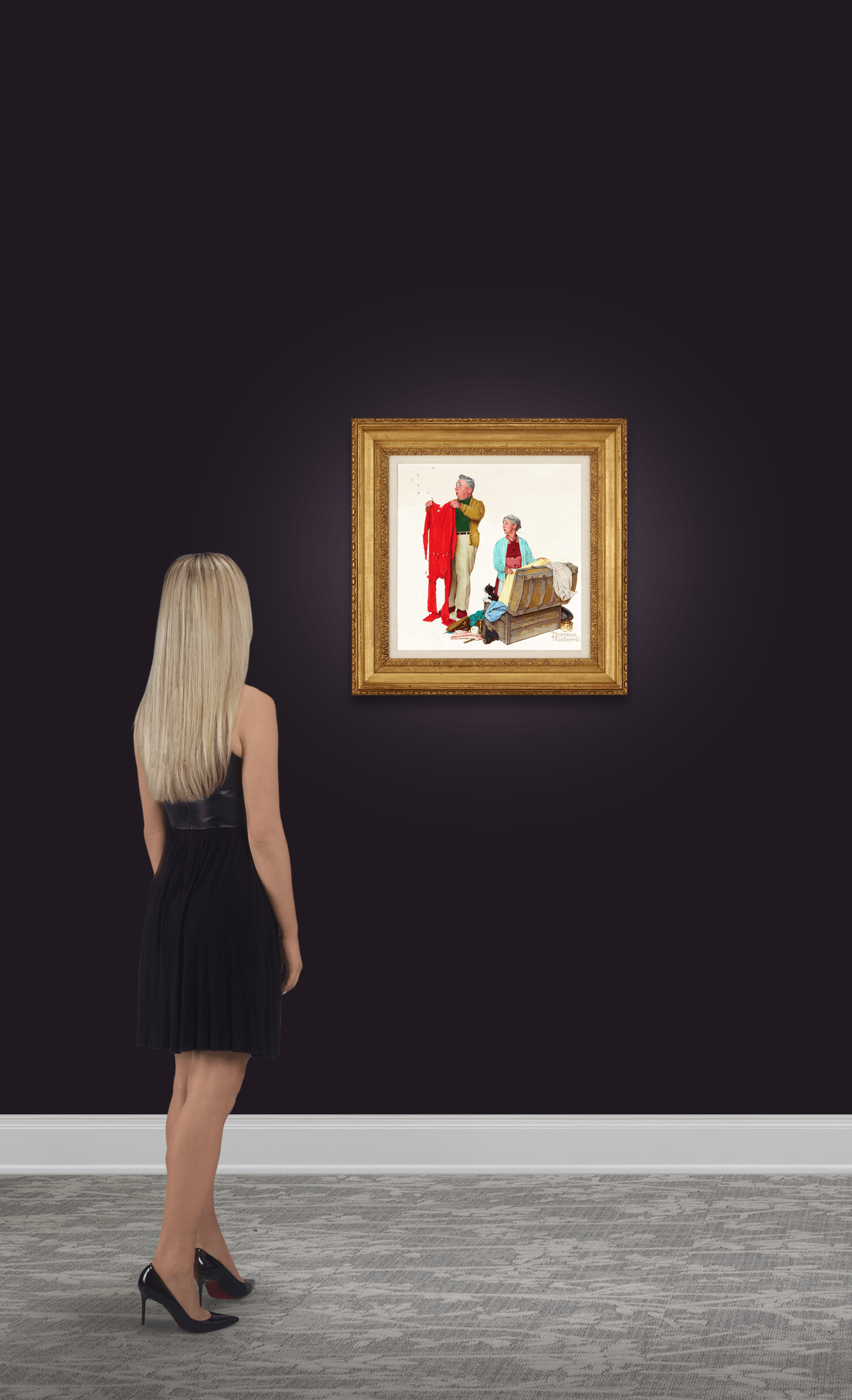 Tender Years: Moth Holes by Norman Rockwell