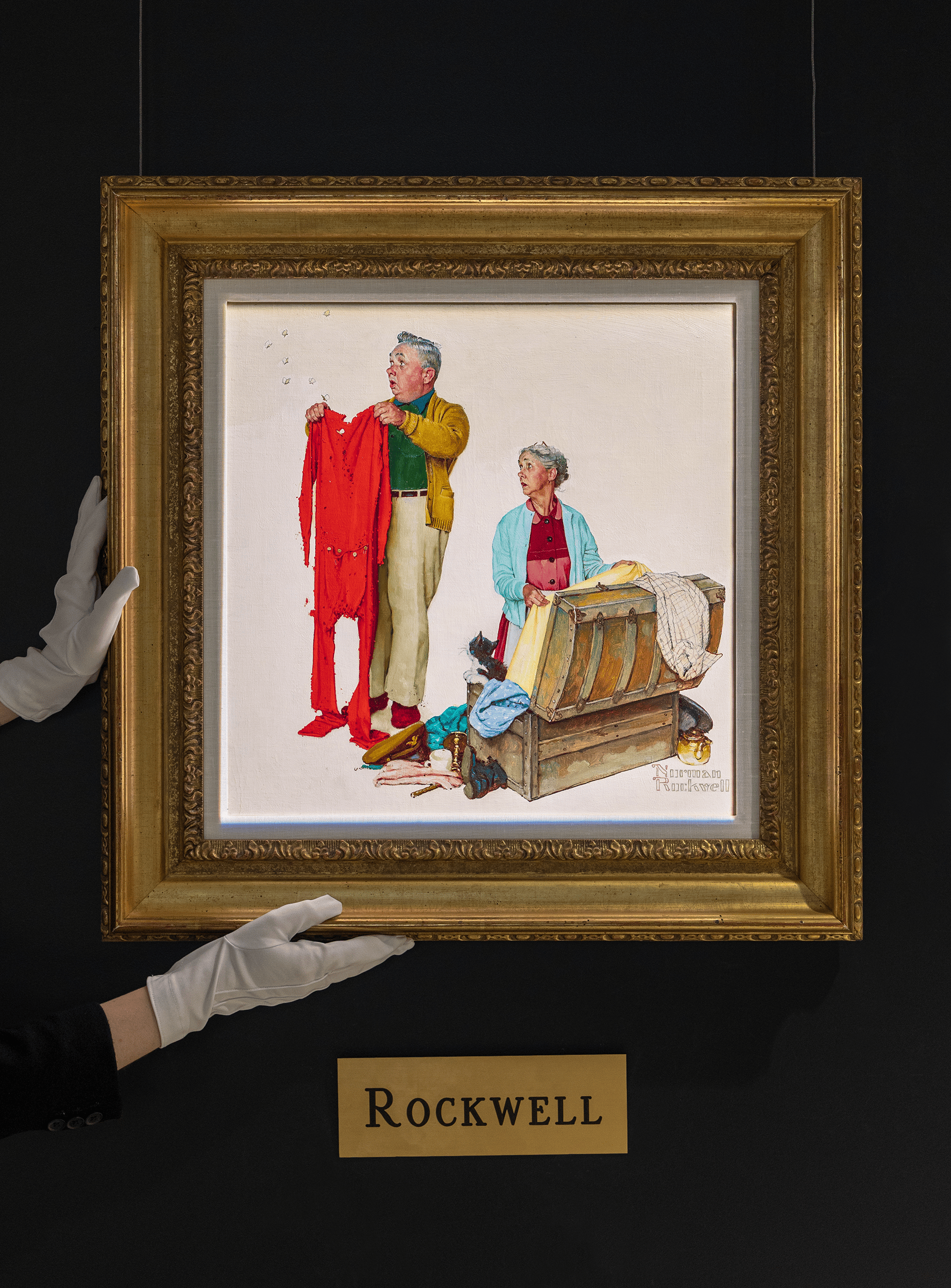 Tender Years: Moth Holes by Norman Rockwell