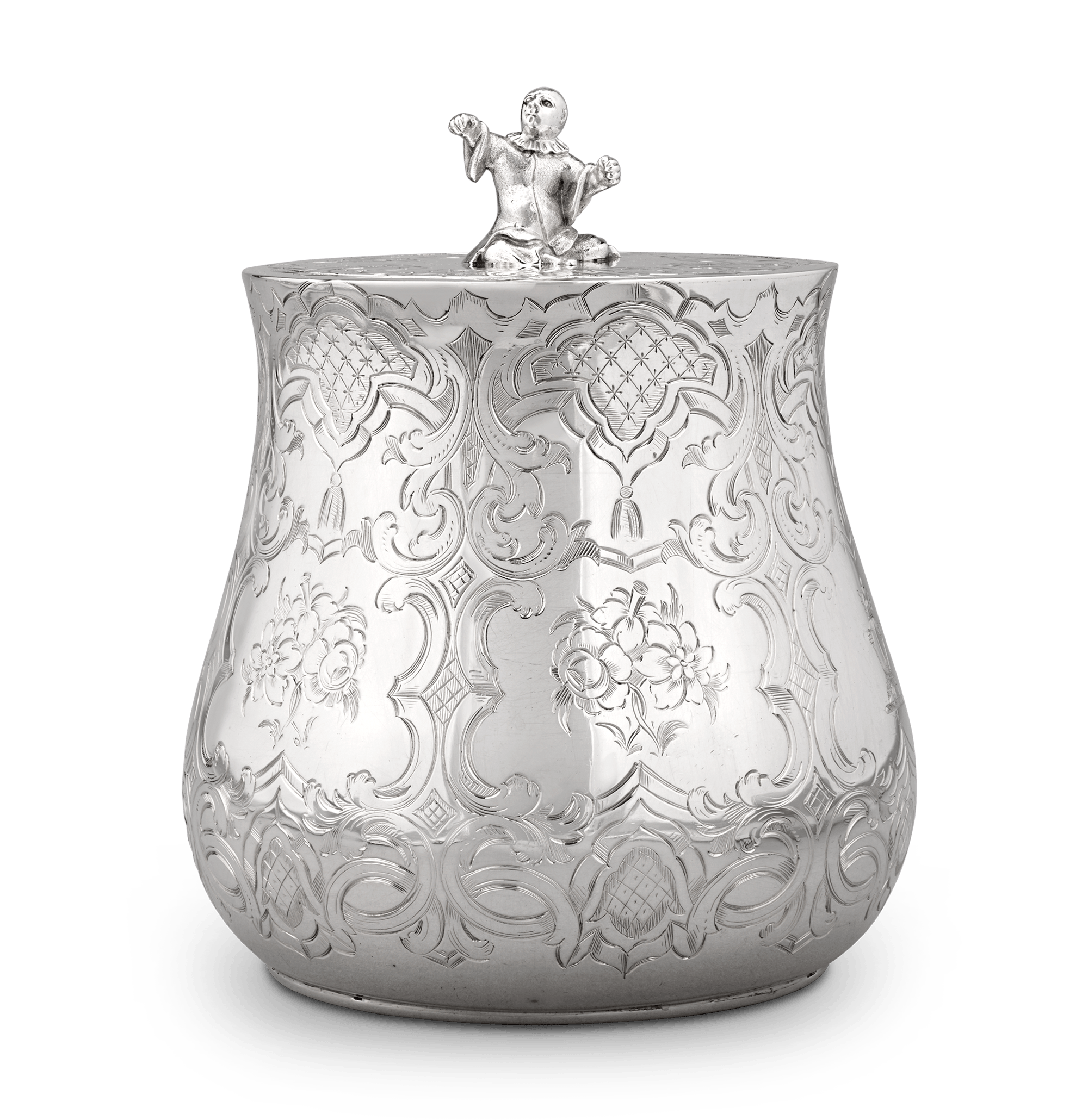 Victorian Silver Tea Caddies by Charles Thomas Fox & George Fox